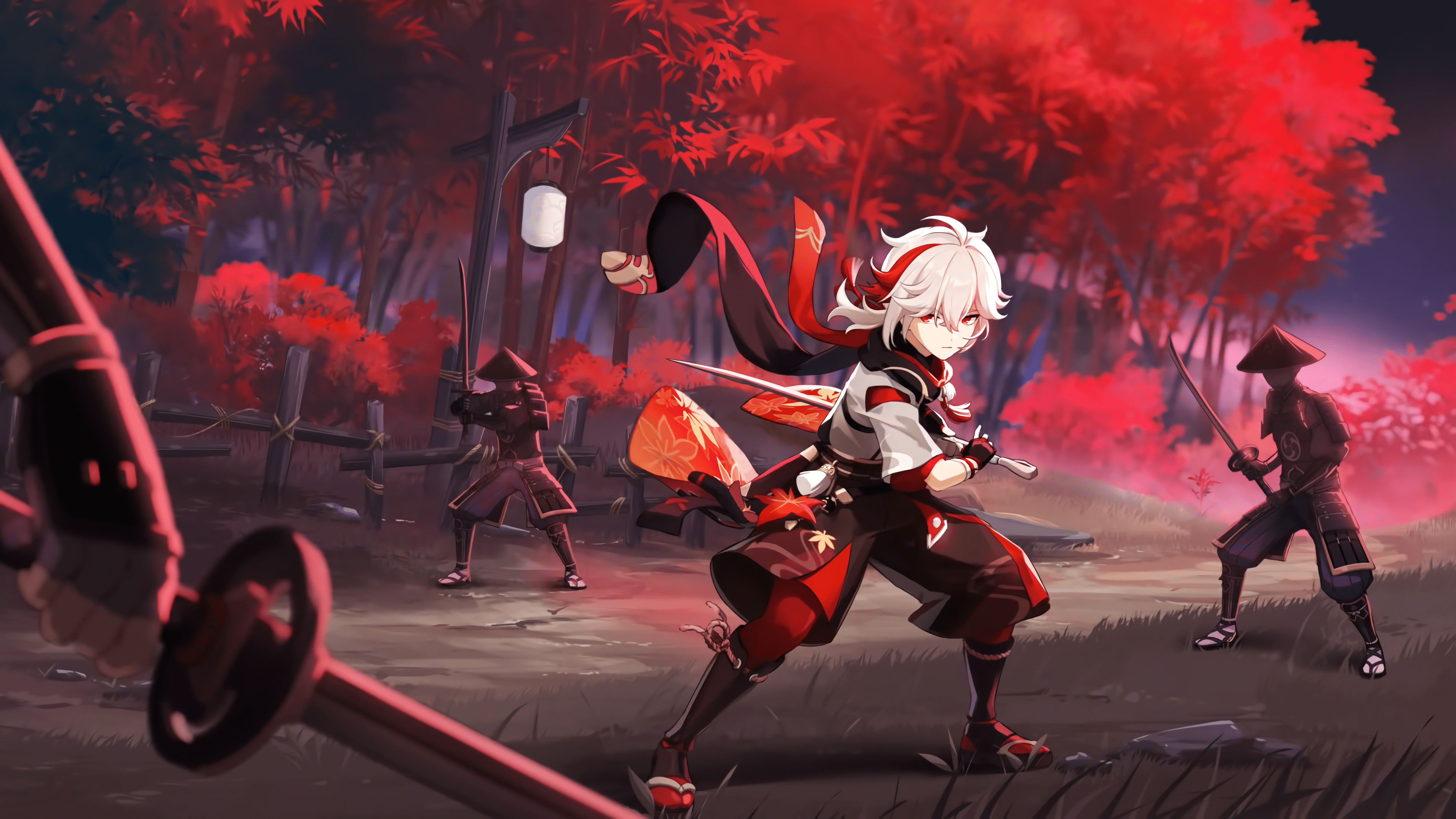 3802x2138 Kazuha wallpaper from the trailer in 4K: KazuhaMains