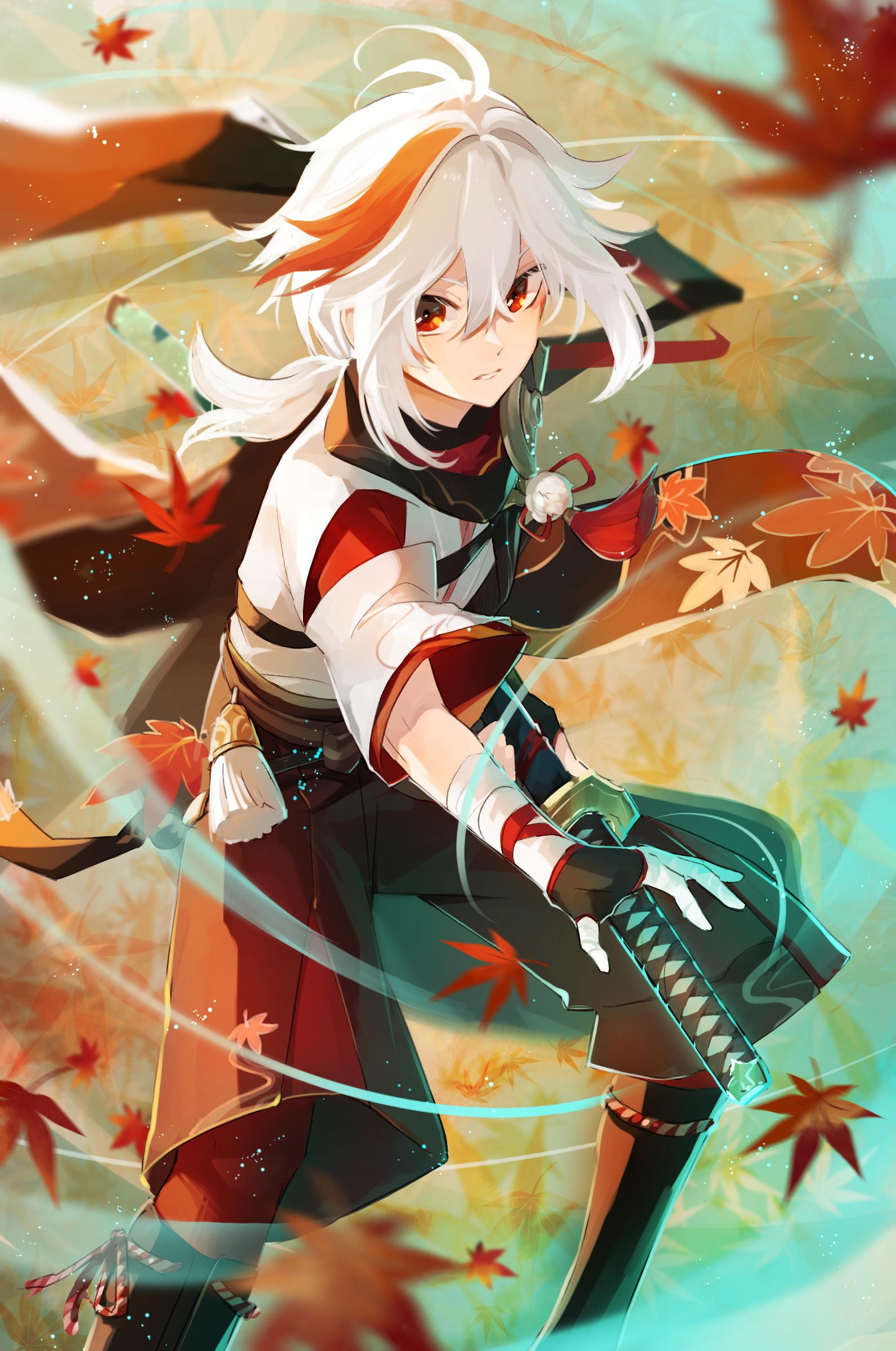 1591x2399 Kaedehara Kazuha Impact Anime Image Board