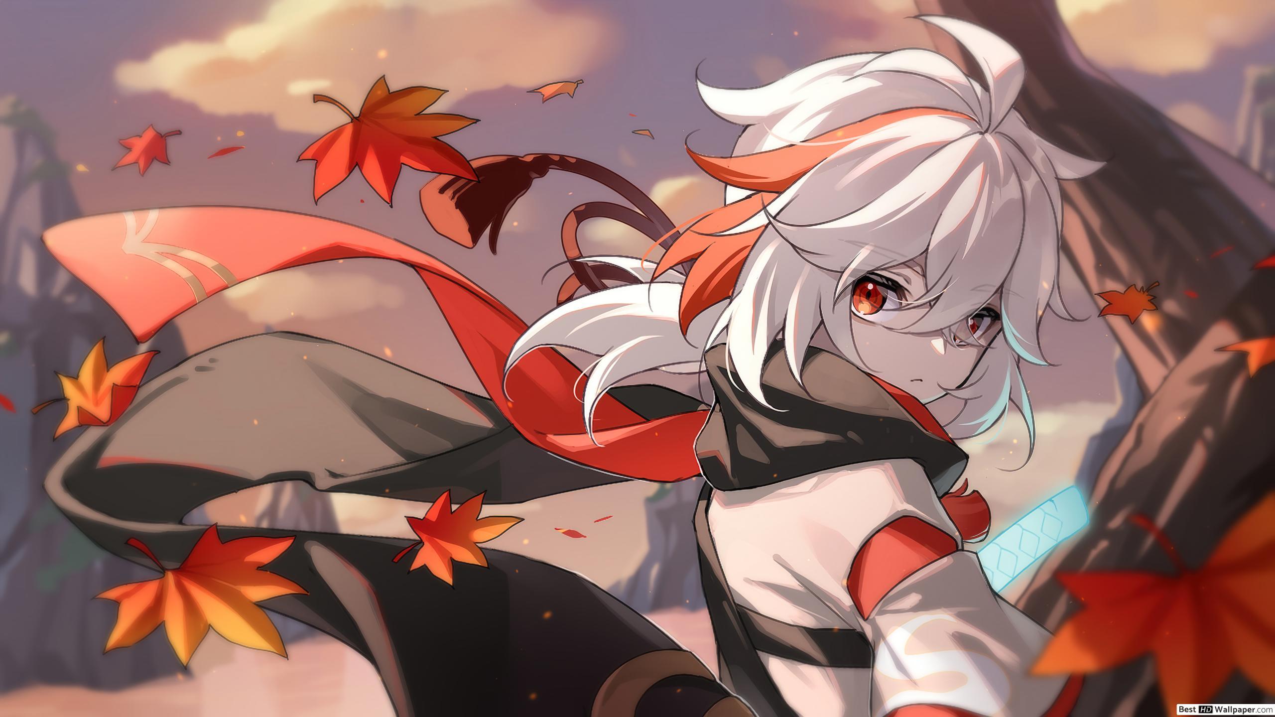 2560x1440 Kaedehara 'Kazuha' : Genshin Impact [Anime Video Game] HD wallpaper download