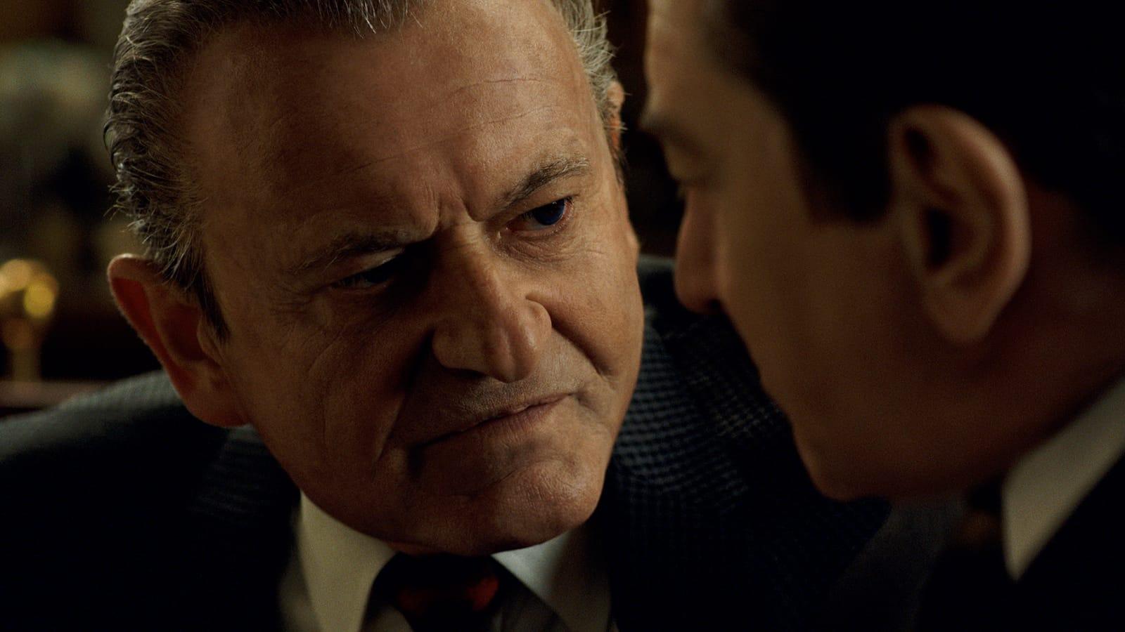 1600x900 Criterion Collection Scorsese's THE IRISHMAN (2019)—a sweeping crime saga starring Robert De Niro, Al Pacino, Joe Pesci and Harvey Keitel, which serves as an elegiac summation of the director's