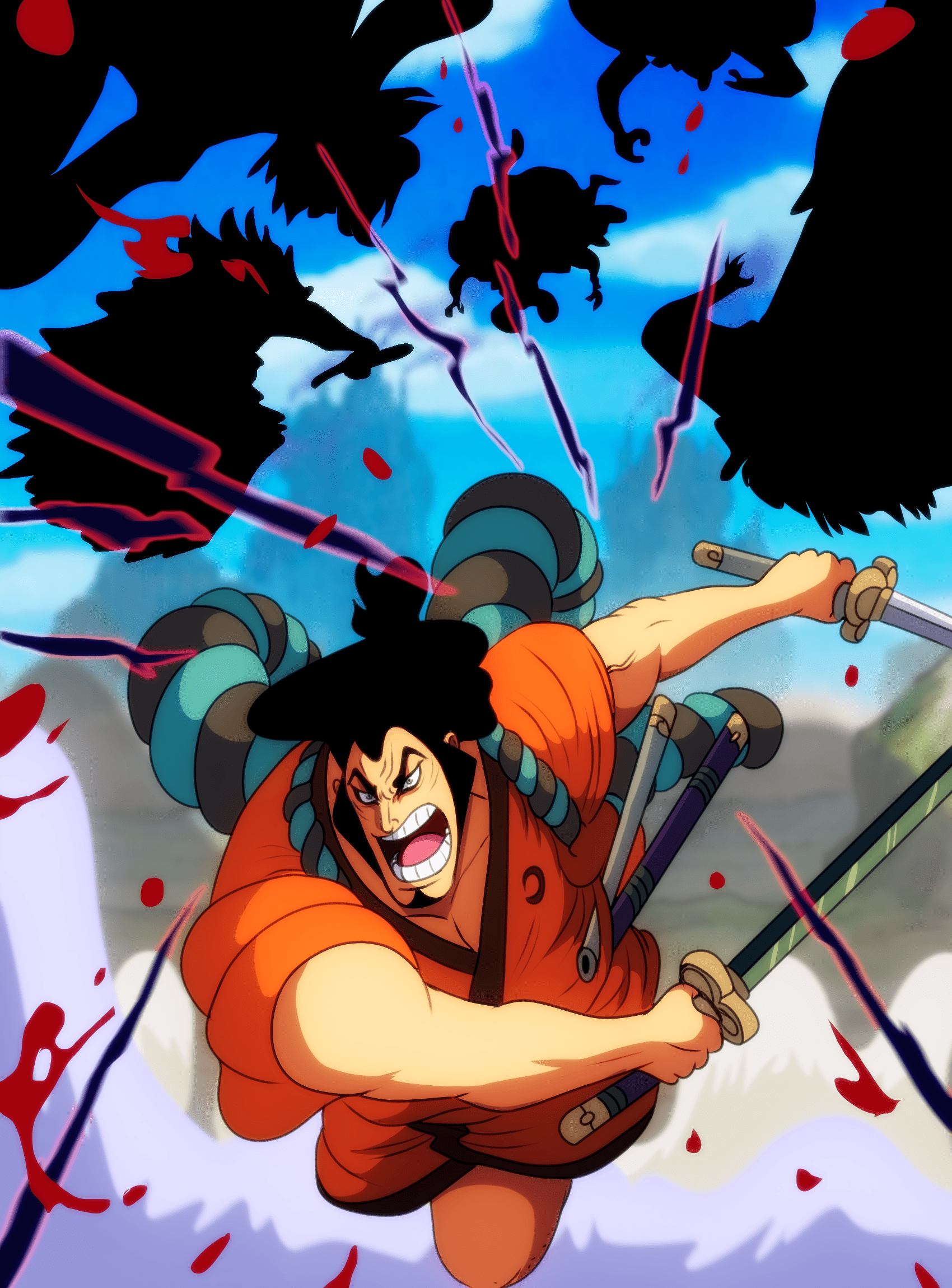 1700x2300 Oden (One Piece Ch. 970). One piece drawing, One piece manga, One piece anime