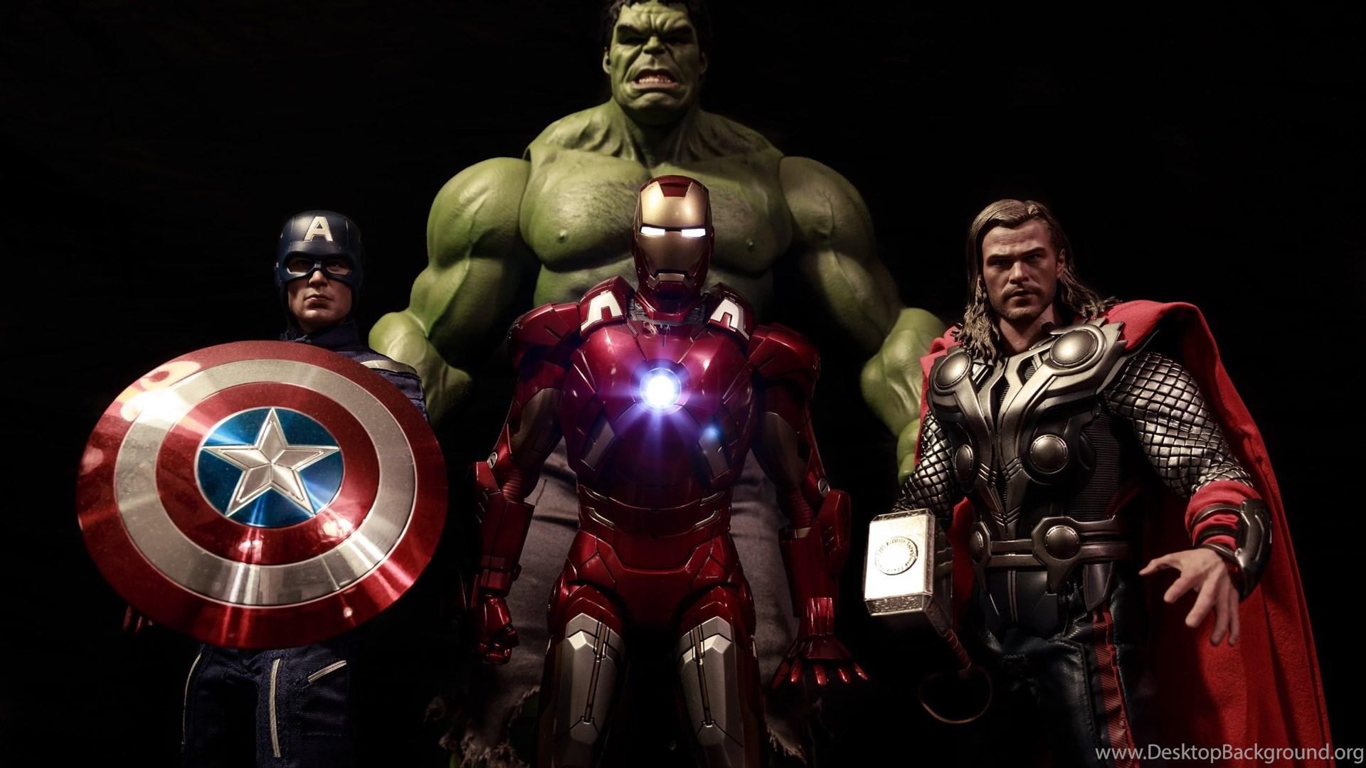 1920x1080 Iron Man, Wolverine, Captain America & Hulk Wallpaper - HD. Desktop Background
