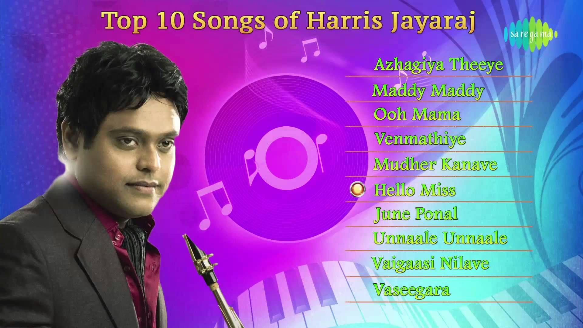 1920x1080 songs of Harris Jayaraj. Tamil Audio Jukebox. Songs, Jukebox, 10 things