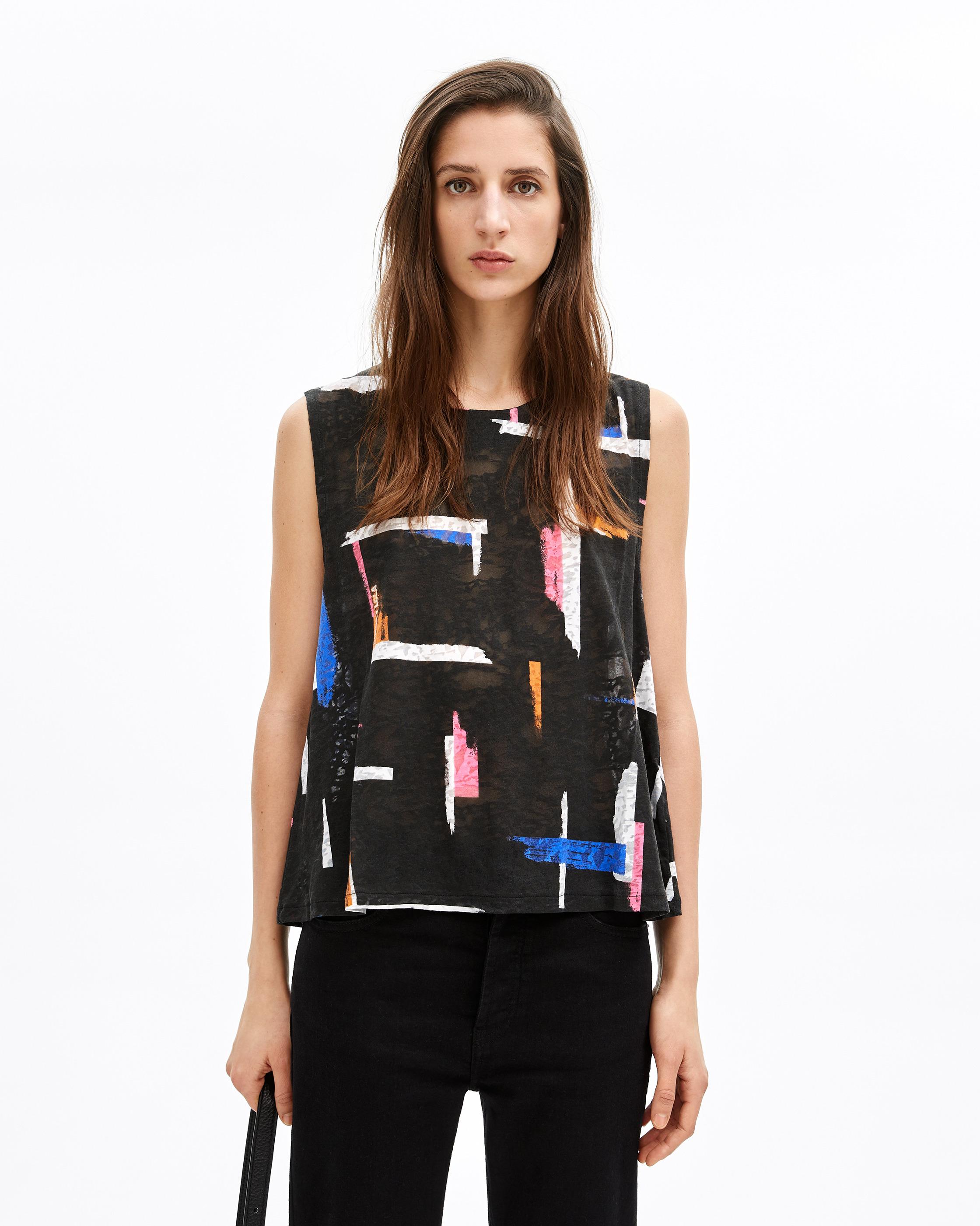 2240x2801 Black Wallpaper Devoré T Shirt
