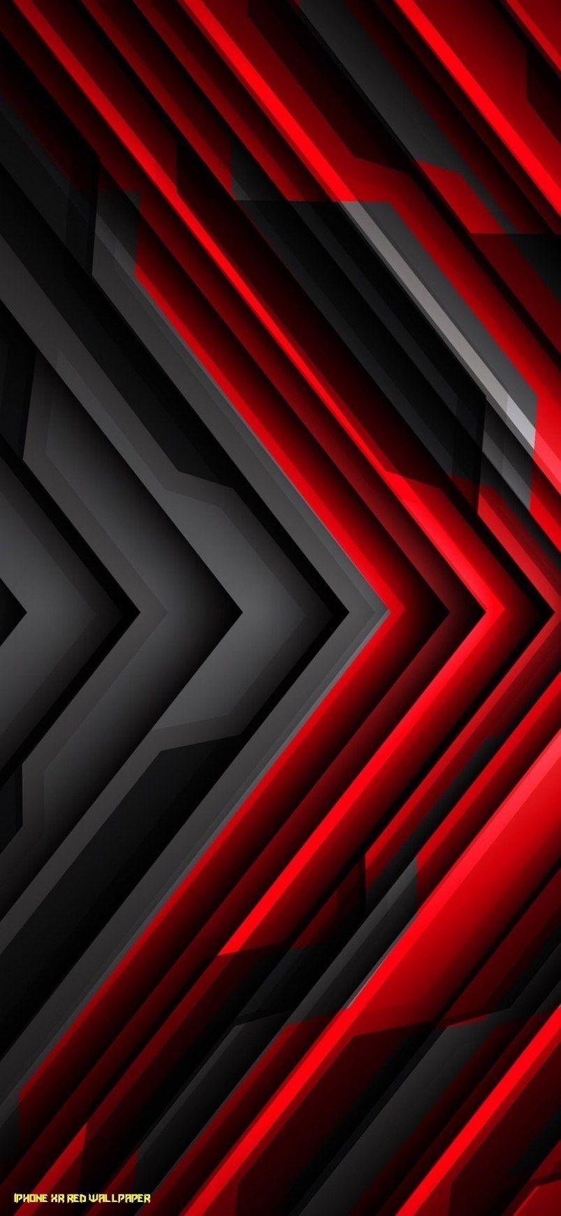 803x1738 iPhone XR Red Wallpaper