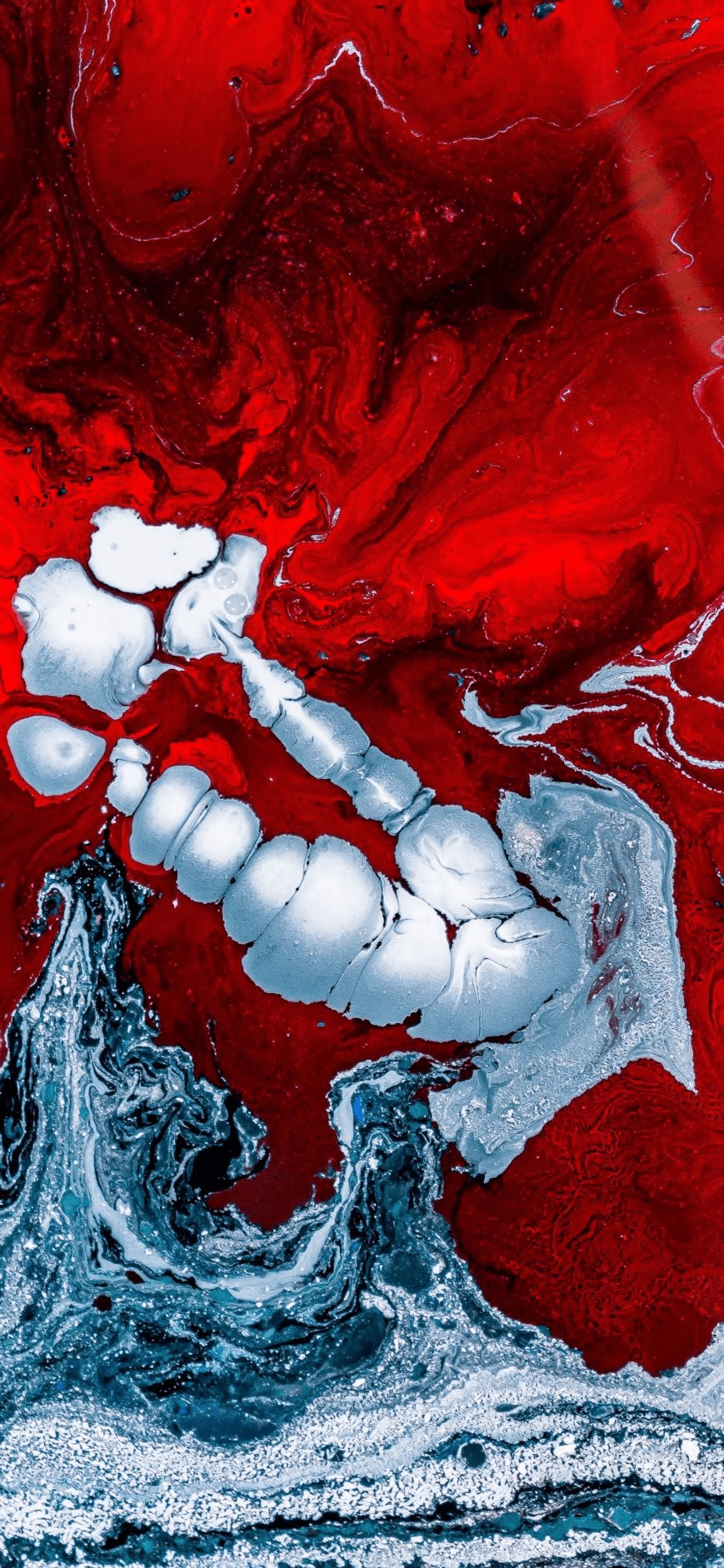 869x1882 IPhone Wallpaper Abstract Liquids Red Grey Wallpaper Art: Free HD Download