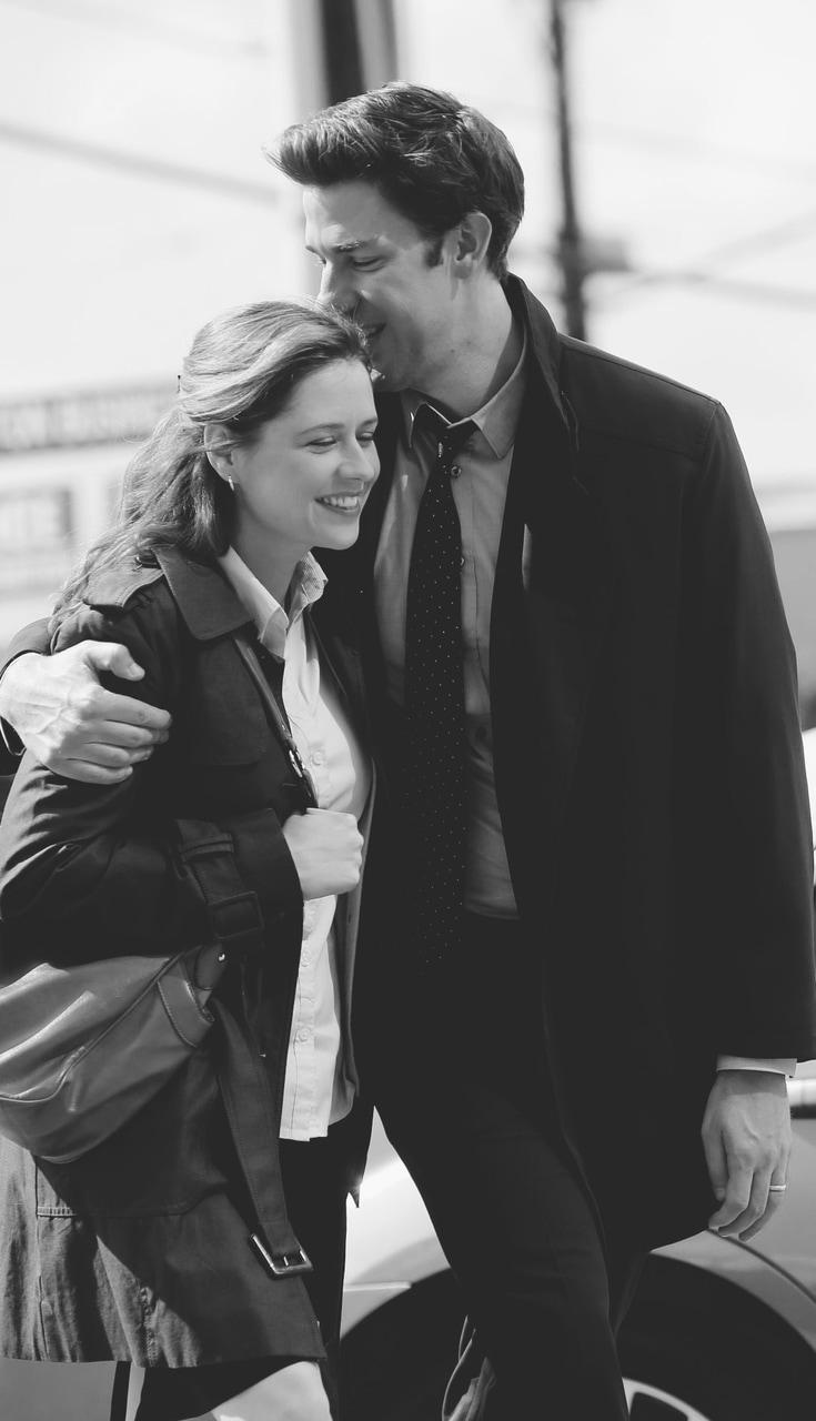 735x1280 Cute, Goals, Pam And The Office Fischer John Krasinski HD Wallpaper