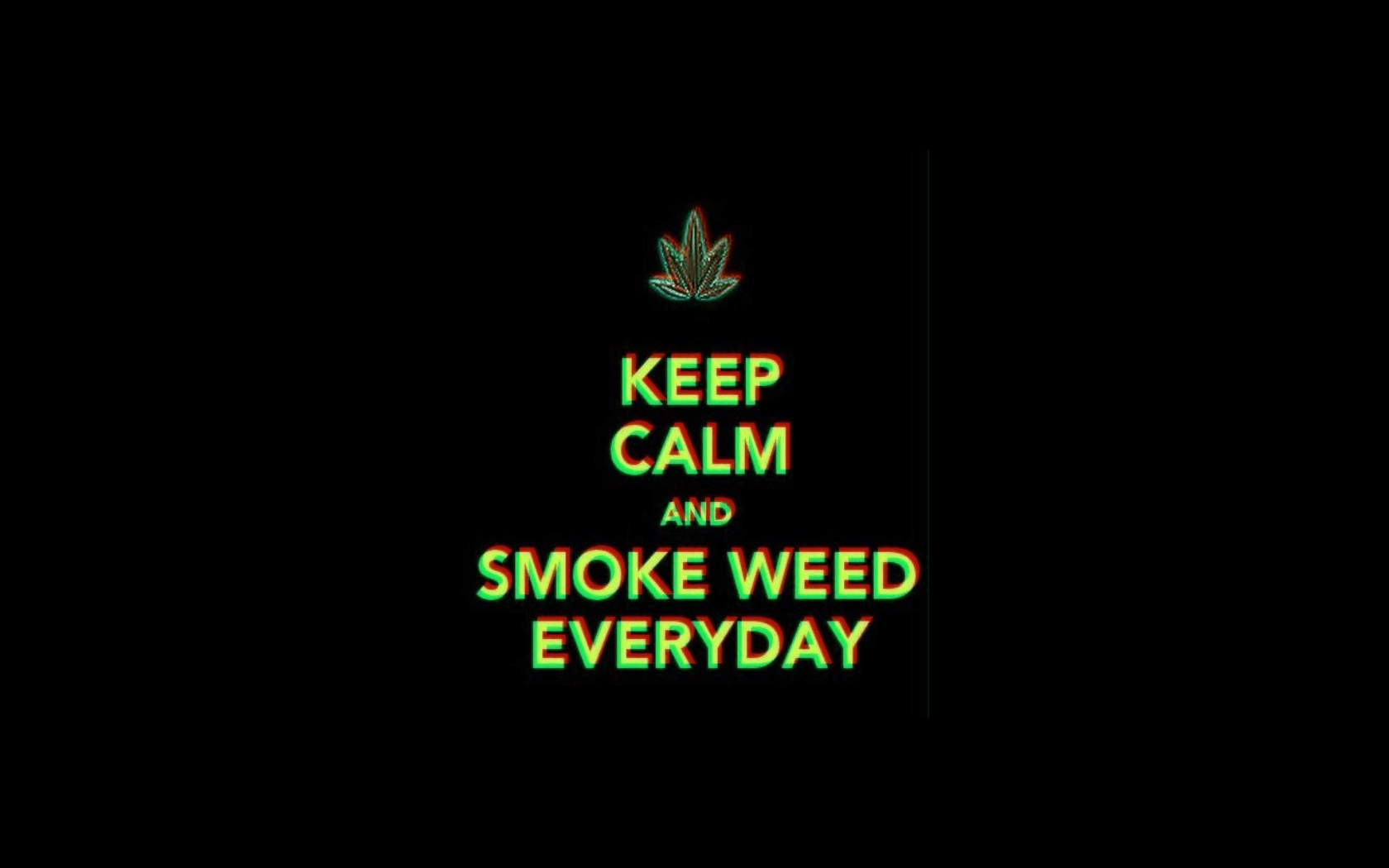1680x1050 Smoking Weed Wallpaper