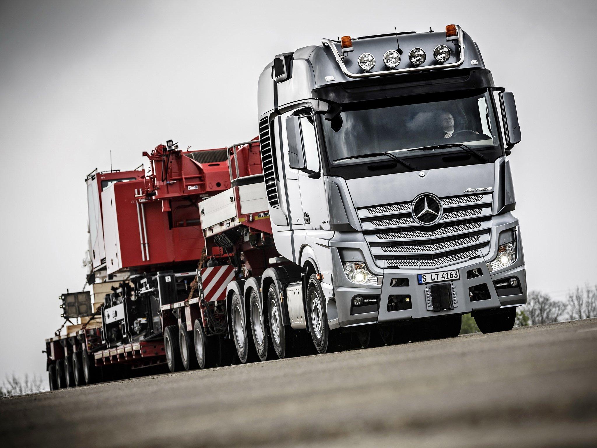 2048x1536 Mercedes, Benz, Actros, Slt, mp Semi, Tractor Wallpaper HD / Desktop and Mobile Background