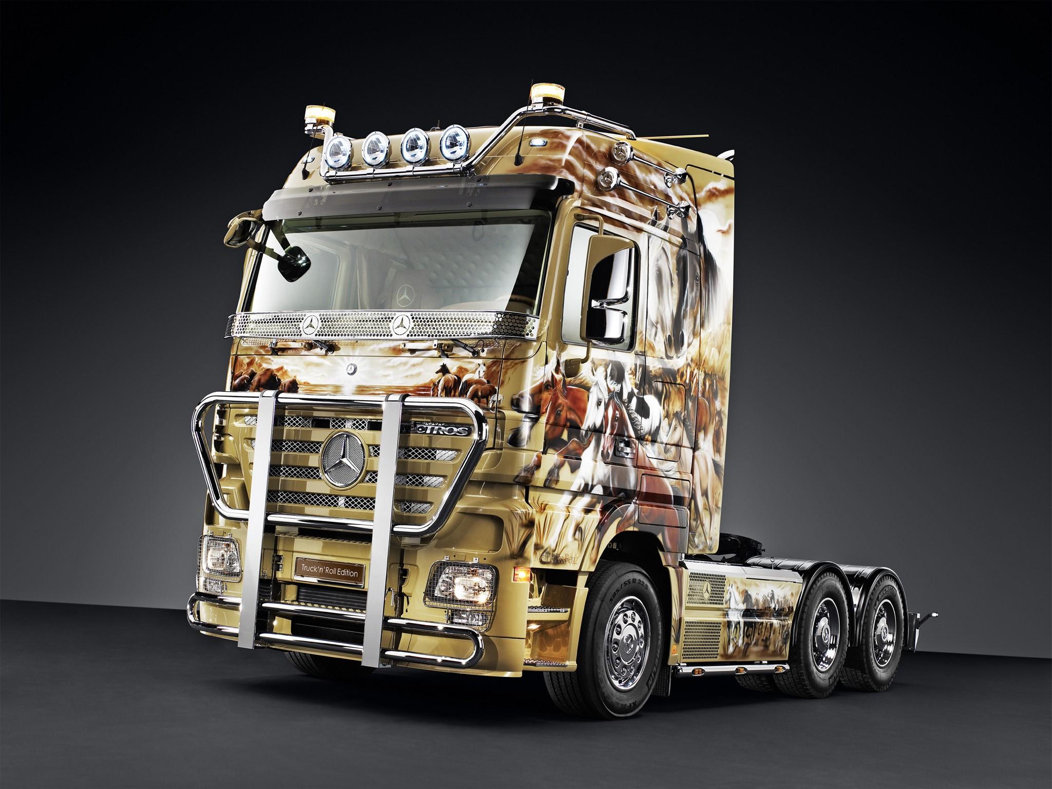 2048x1536 actros 2660 ls truck n roll edition HD wallpaper, Background