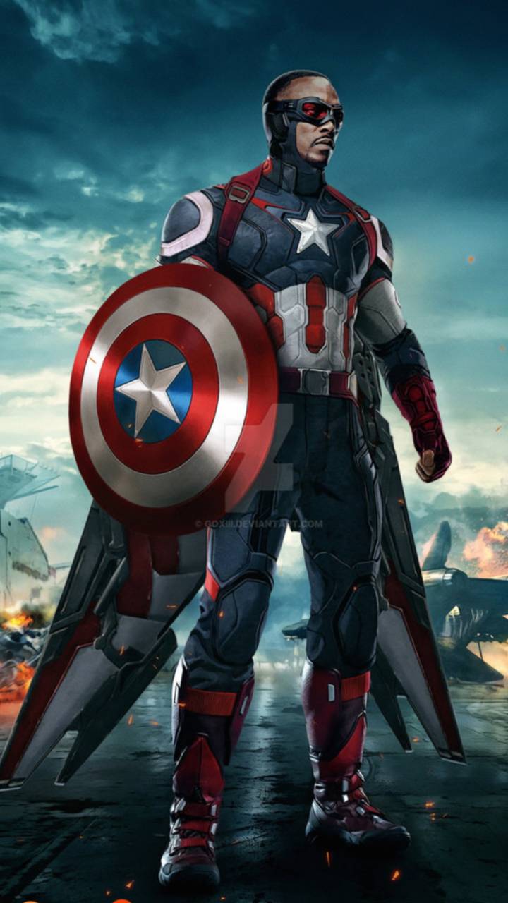 720x1280 Falcon The Captain America Wallpaper
