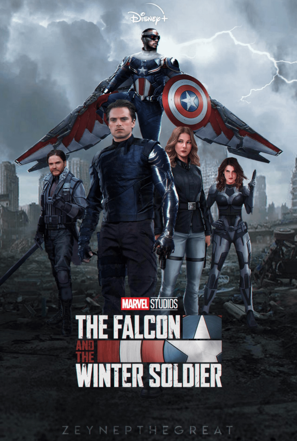 1000x1482 The Falcon and The Winter Soldier. Winter soldier movie, Winter soldier, Soldier poster