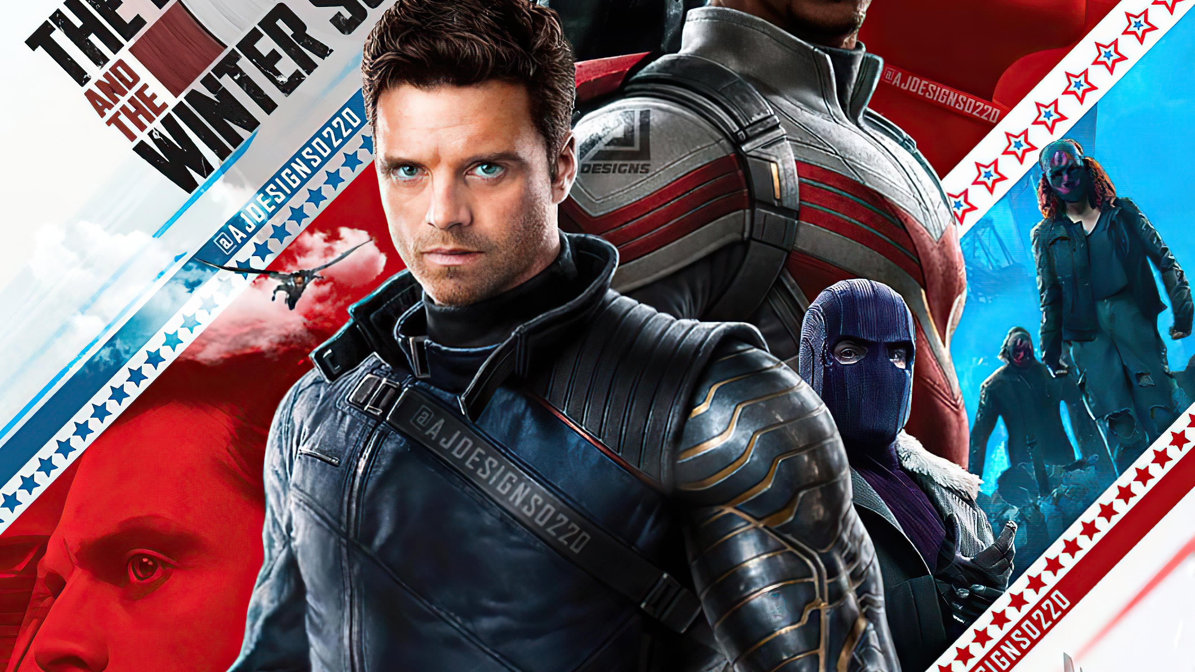 3840x2160 Wallpaper 4k The Falcon And The Winter Soldier Poster 4k The Falcon And The Winter Soldier Poster 4k wallpaper