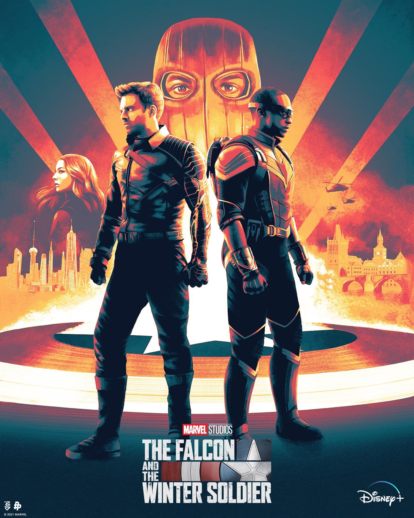 1440x1801 The Falcon and The Winter Soldier wallpaper. Artist credit to MarvelStudiosPlus