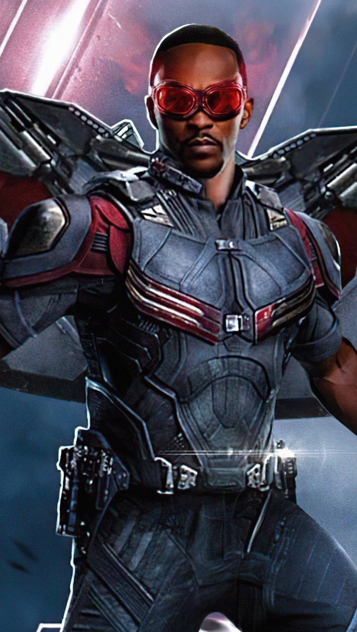 1220x2160 Falcon in Falcon and the winter soldier Wallpaper 4k Ultra HD