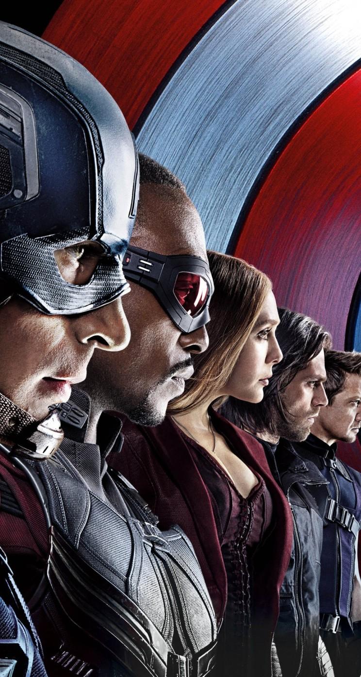 744x1392 The Winter Soldier iPhone Wallpaper