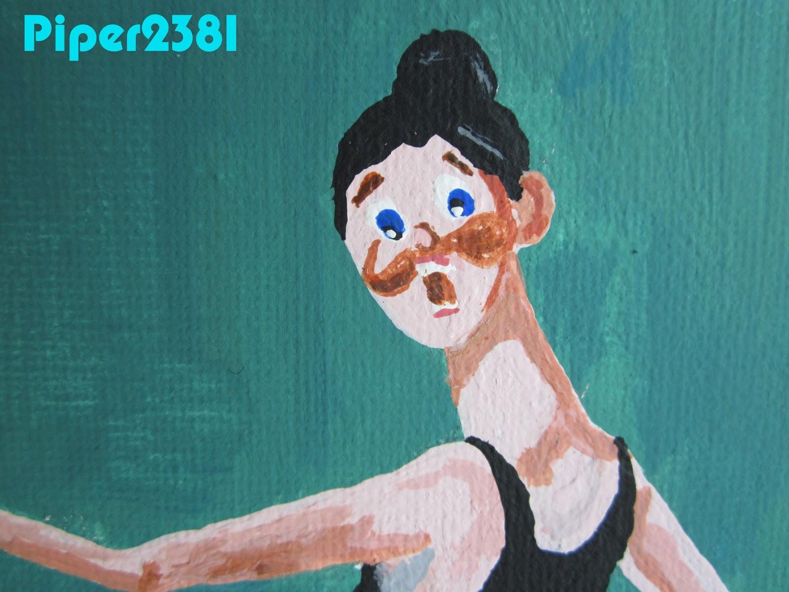 1600x1200 Piper2381: George Condo Ballerina Painting