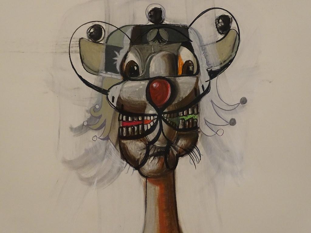 1024x768 London '17. 'Outer Antipodes' (1996) George Condo, Tat