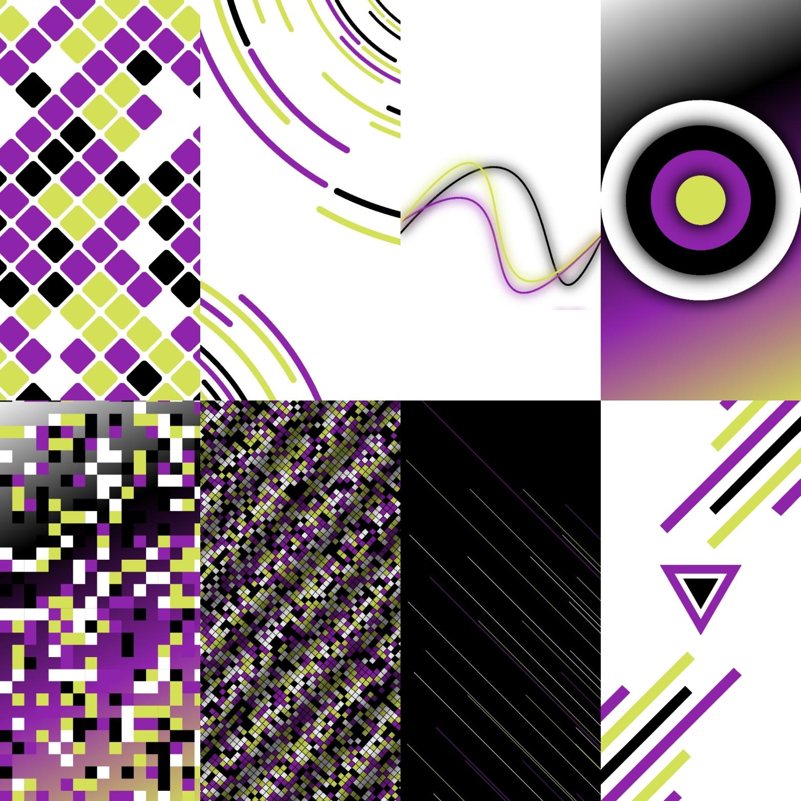 1564x1564 Non Binary Flag Color Wallpaper