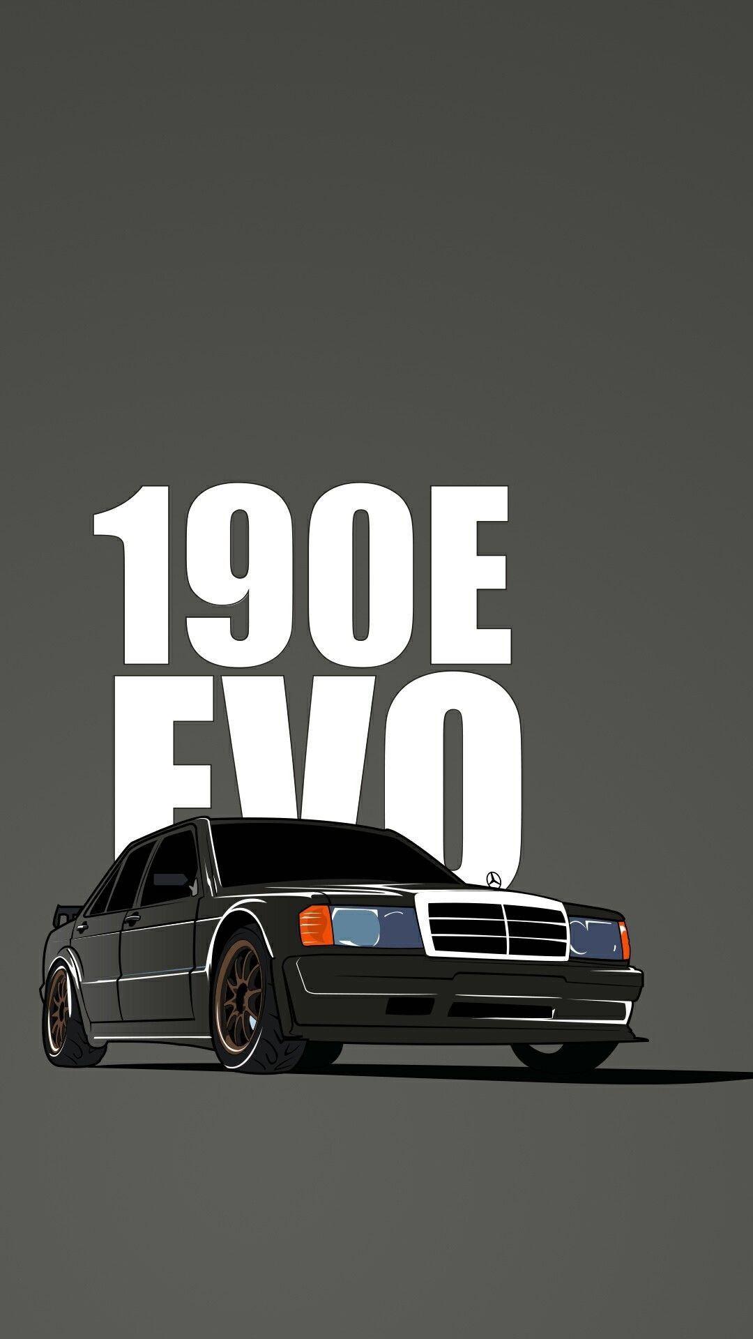 1080x1920 Mercedes 190e EVO. Мерседес amg, Мерседес бэнс, Автомобиль иллюстрации