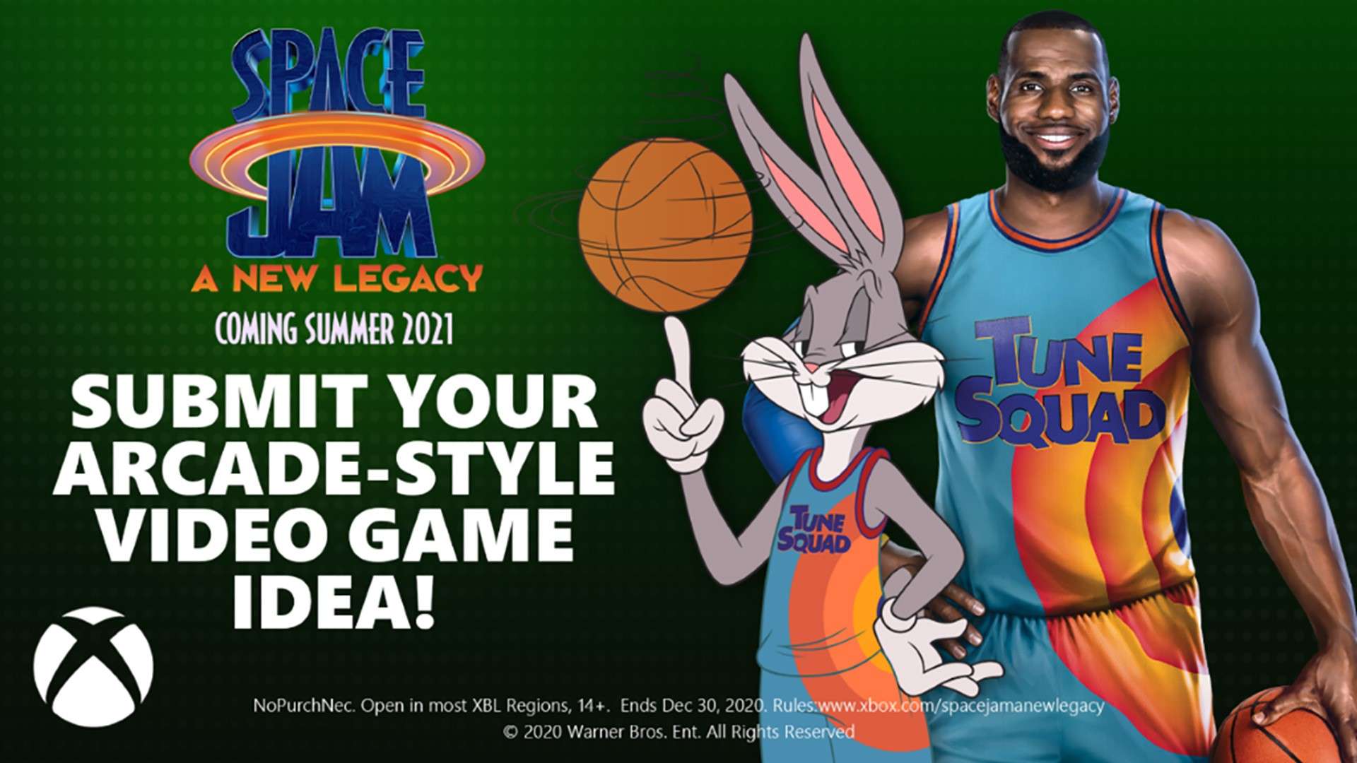 1920x1080 LeBron James, Bugs Bunny and Xbox Invite Fans to Create Space Jam: New Legacy Video Game