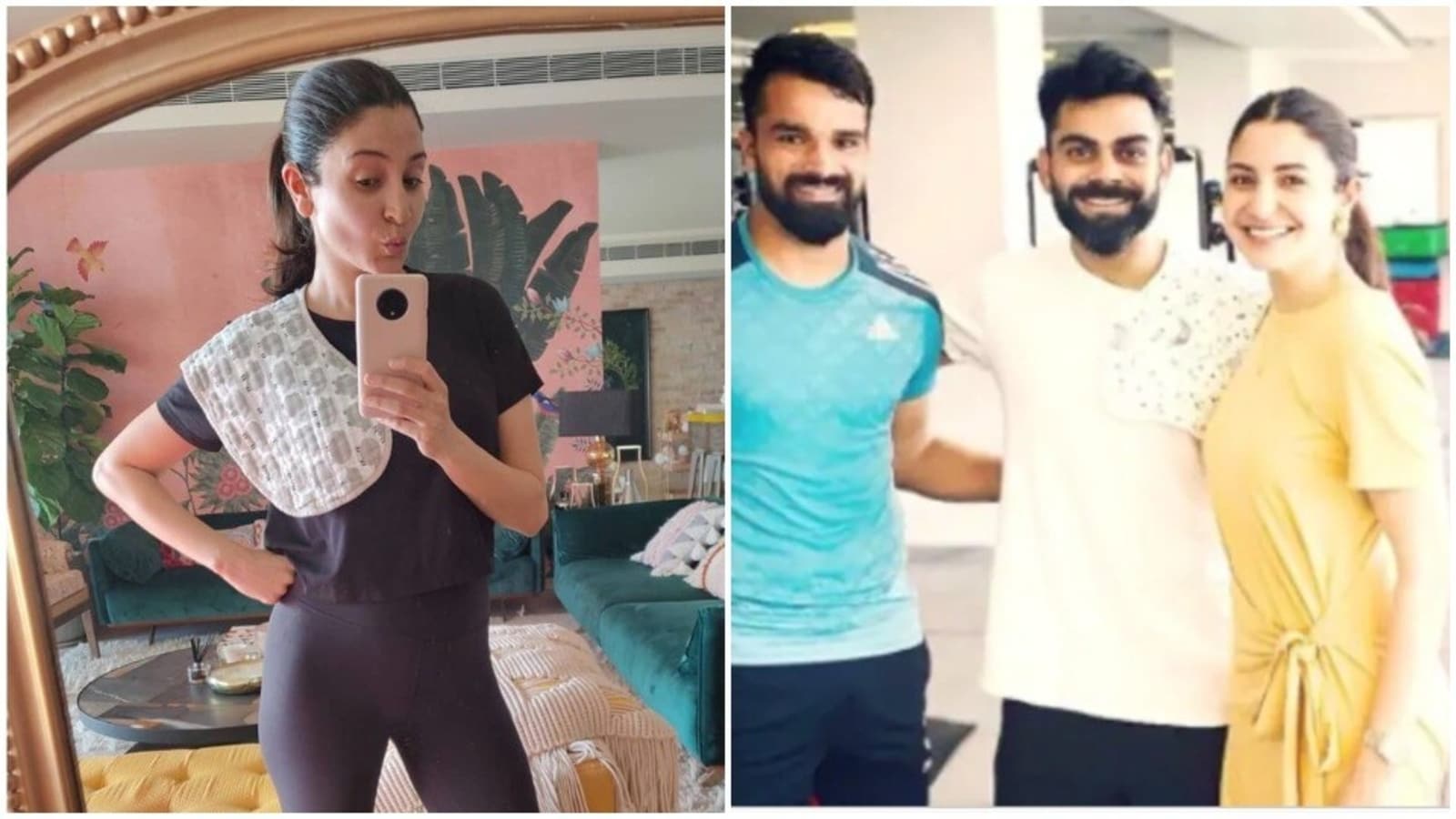 1600x900 Vamika's burp cloth goes from Anushka Sharma's shoulder to Virat Kohli's as happy parents pose for new pic