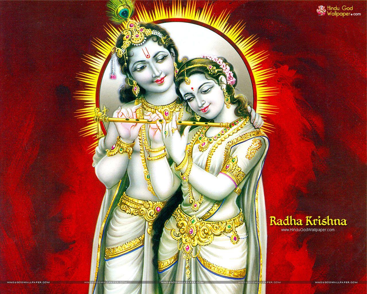 1280x1024 Shri Krishna Radha Kanha Ji Wallpaper HD Download