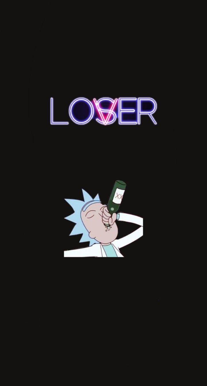 720x1339 rick los(v)er wallpaper. Wallpaper, Rick and morty, Aesthetic wallpaper