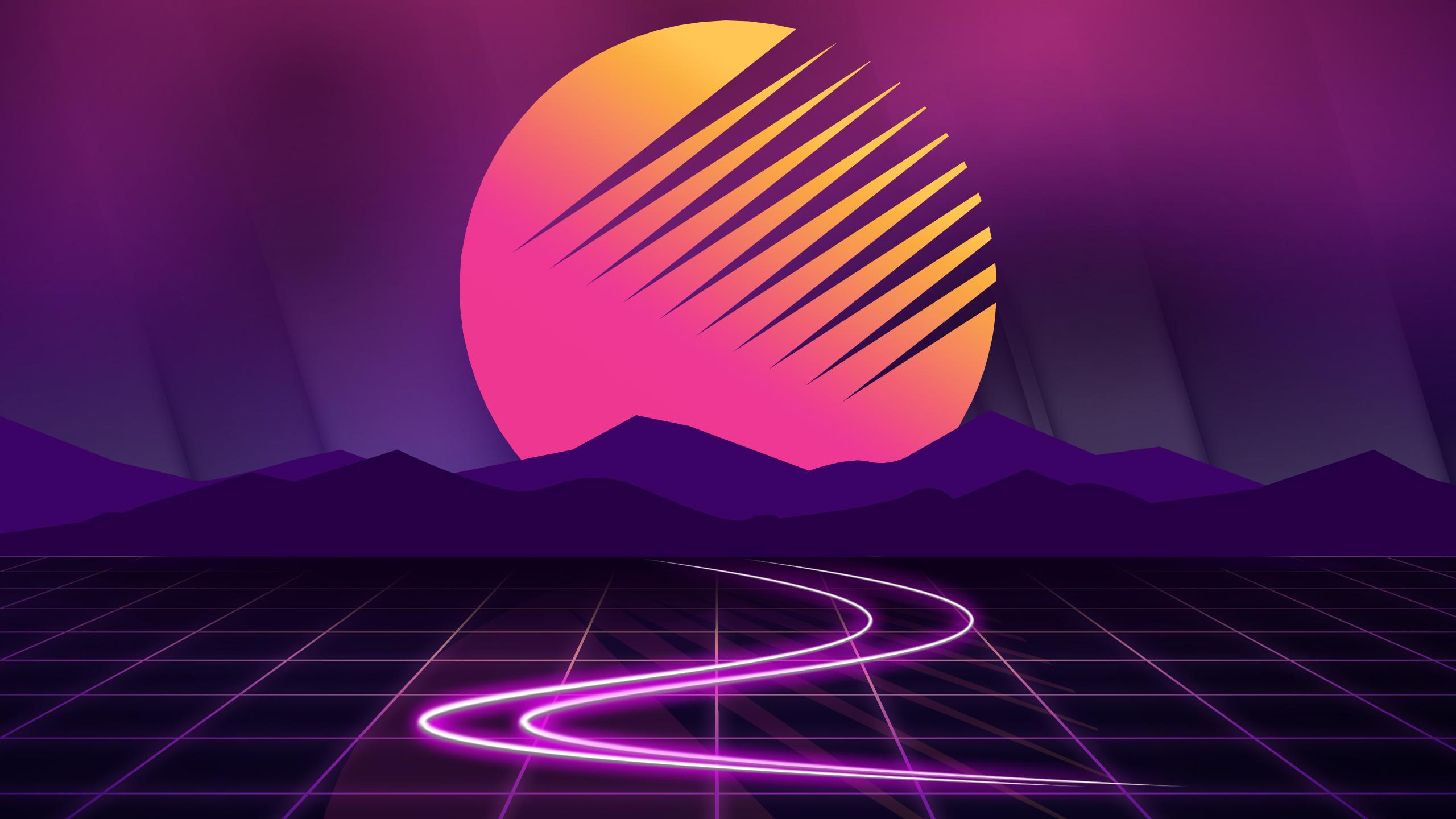 2560x1440 Neon Aesthetic Desktop Background