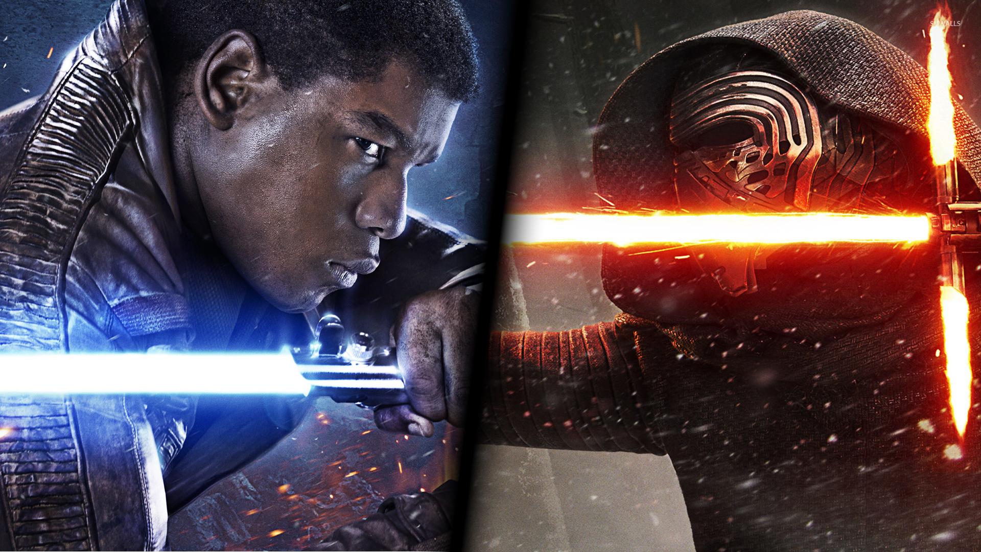 1920x1080 Finn vs Kylo Ren in Star Wars: The Force Awakens wallpaper wallpaper