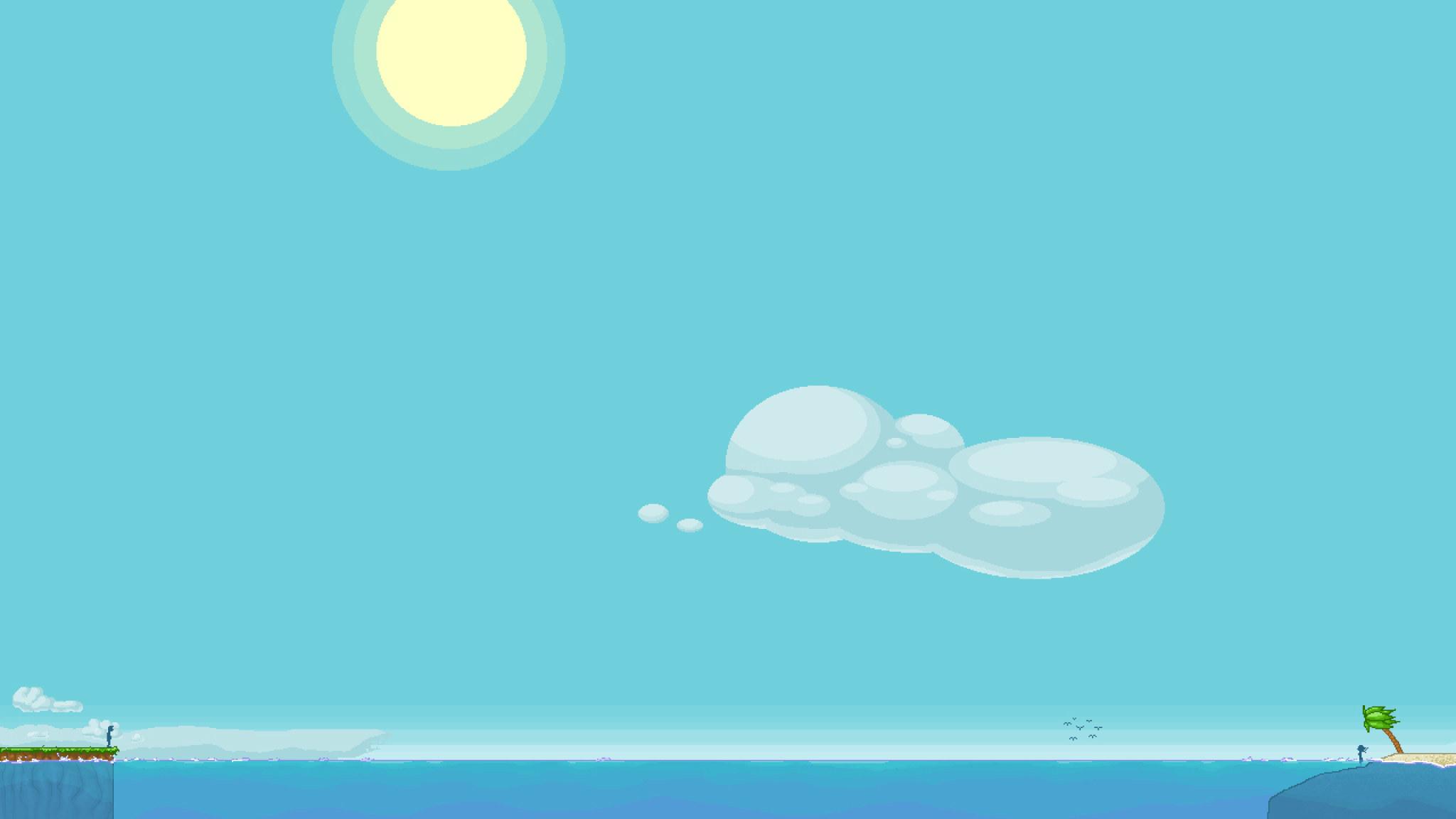 2048x1152 Pixel art landscape wallpaper • Wallpaper For You HD Wallpaper For Desktop & Mobile