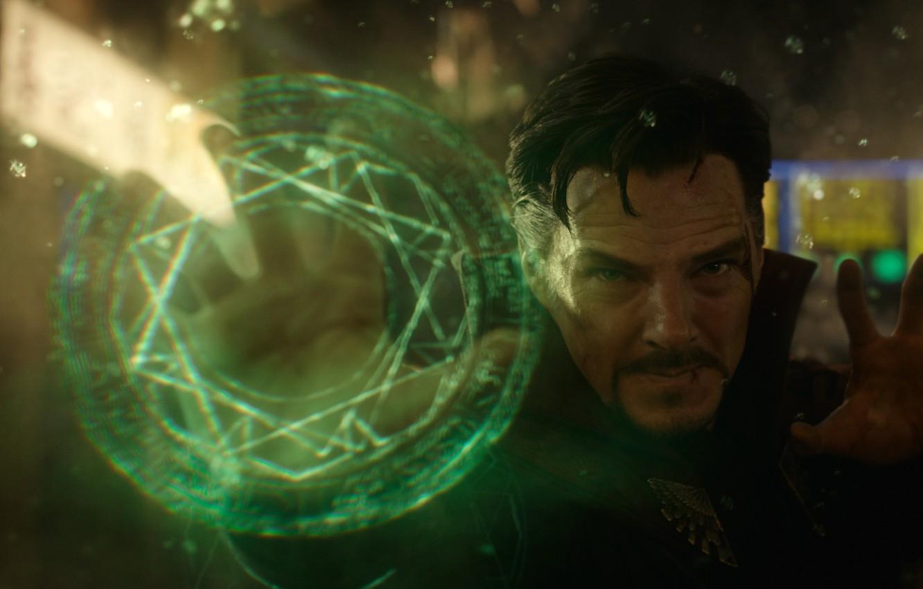 1332x850 Wallpaper Green, Marvel Comics, Benedict Cumberbatch, Superhero, Doctor Strange, Dr. Stephen Strange, Eye of Agamotto, Infinity Gem image for desktop, section фильмы