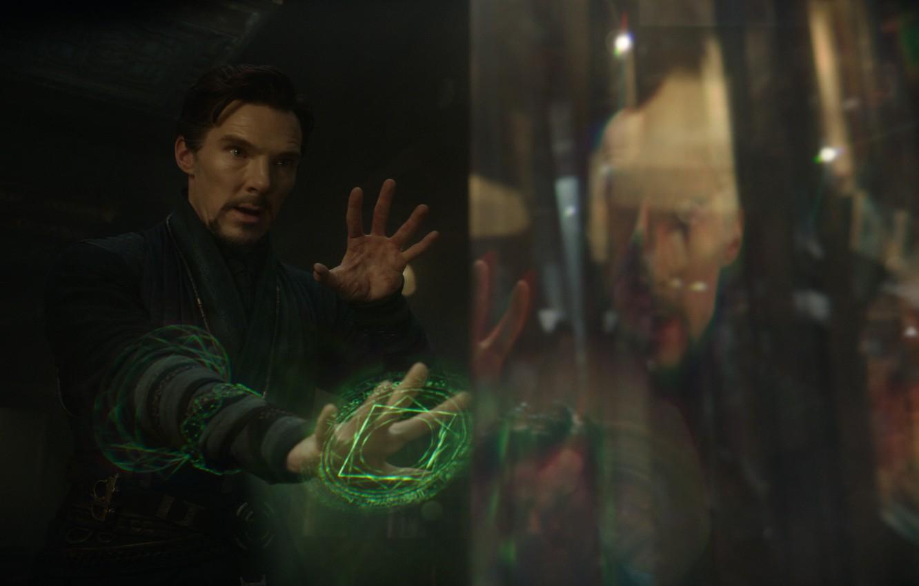 1332x850 Wallpaper Green, Marvel Comics, Benedict Cumberbatch, Superhero, Doctor Strange, Dr. Stephen Strange, Eye of Agamotto, Infinity Gem image for desktop, section фильмы
