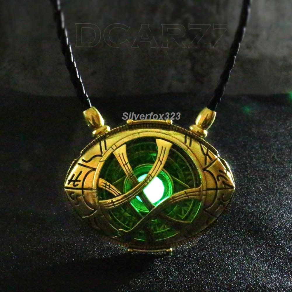 1000x1000 Dr Strange Glow in Dark Doctor Strange Necklace Eye of Agamotto Pendent Necklaces Jewellery vintagematters.co.uk