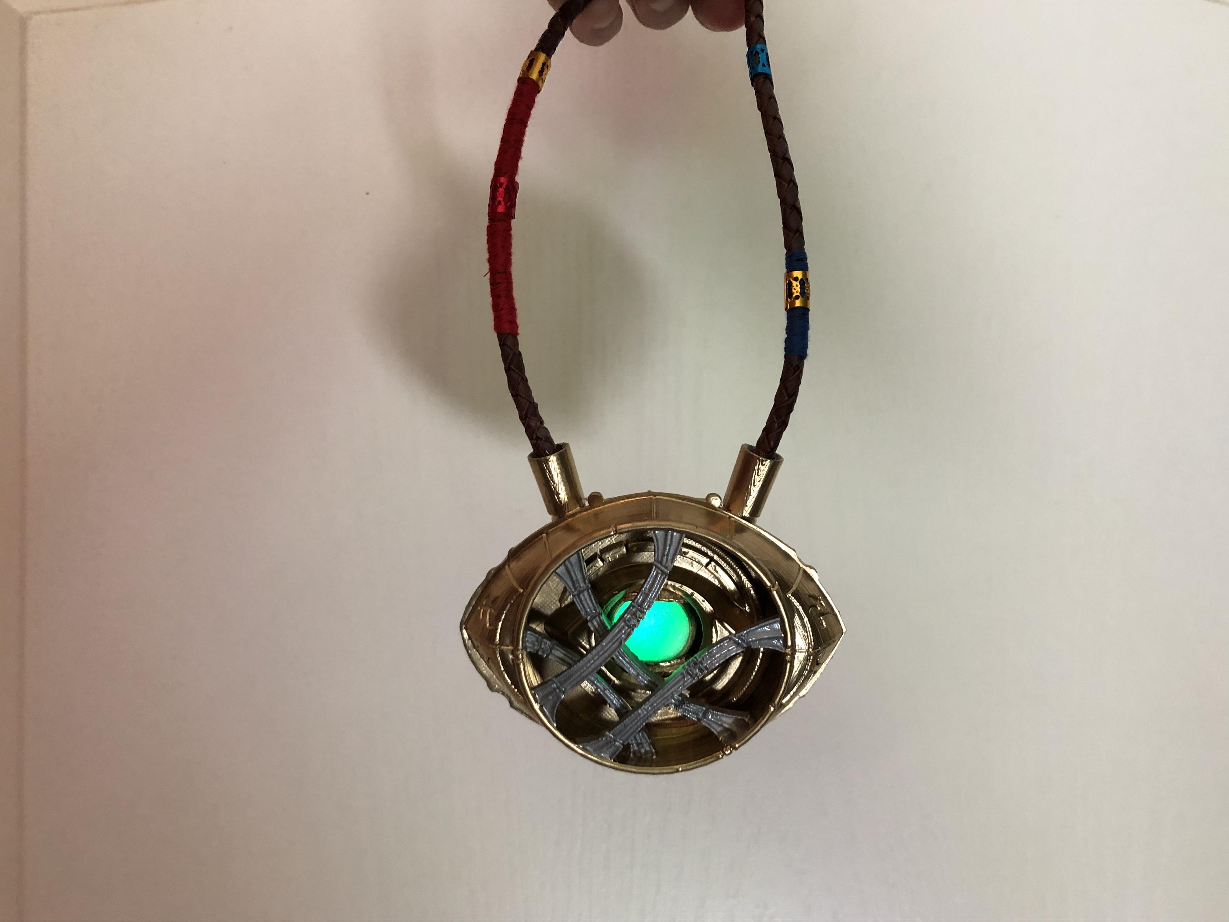 4032x3024 3D Printable Eye of Agamotto Strange (with Opening Eye)
