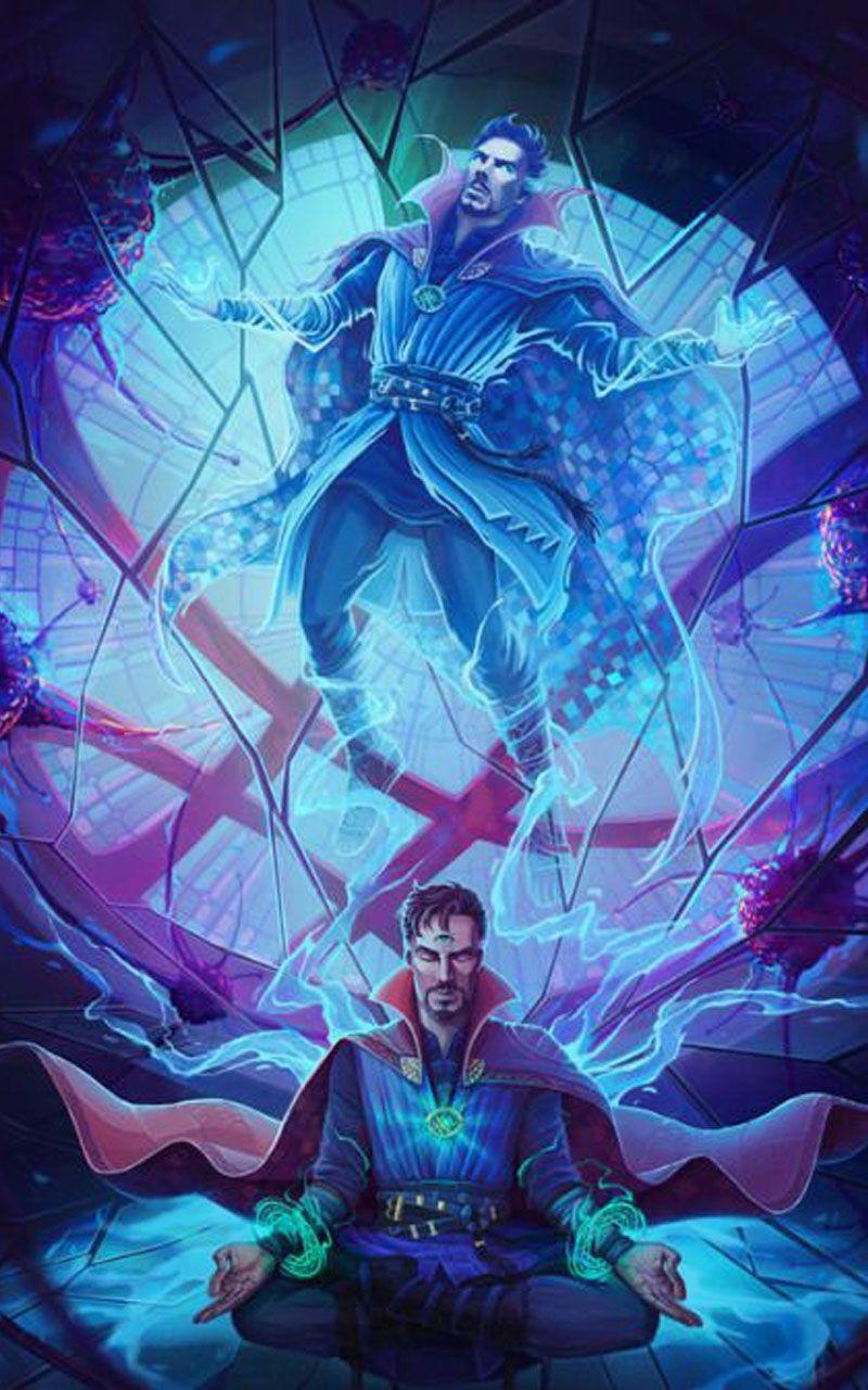 800x1280 Lock Screen Trippy Doctor Strange Wallpaper