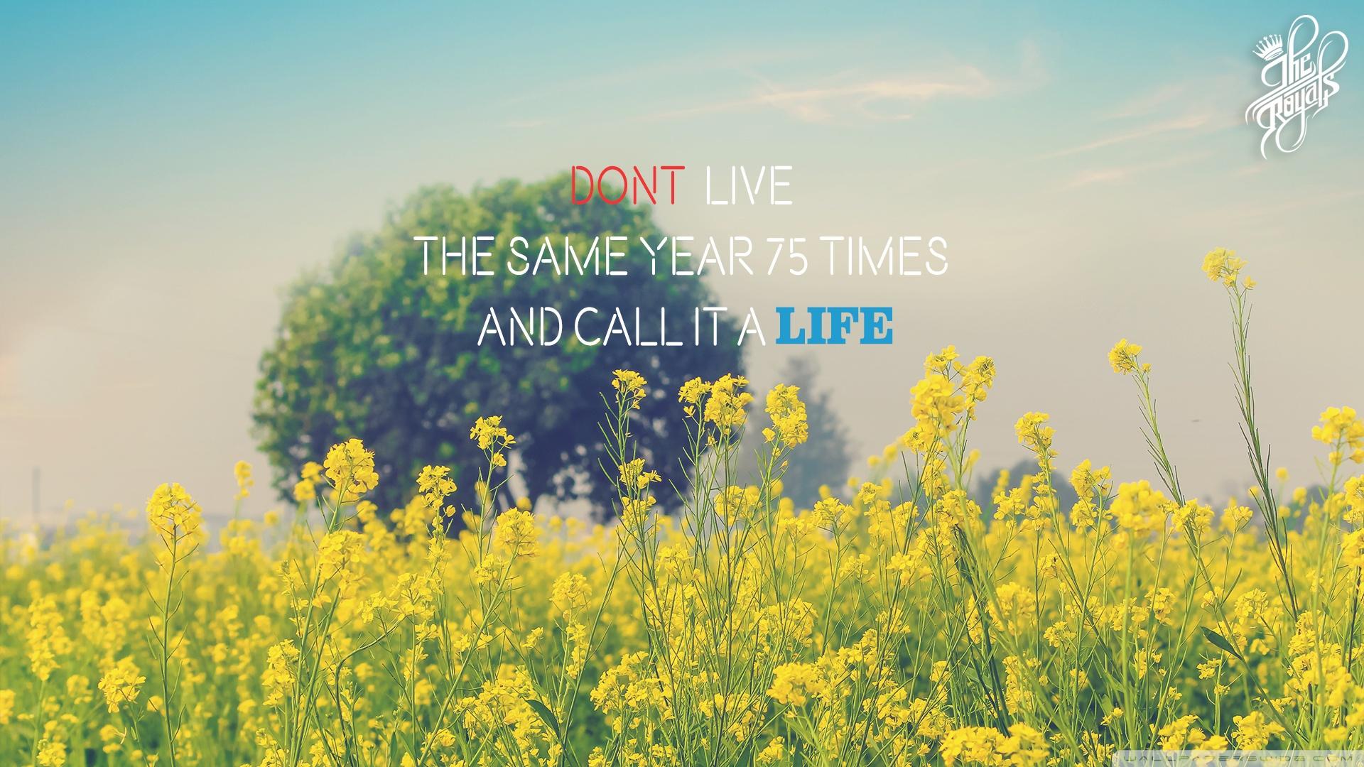 1920x1080 Enjoy Life Ultra HD Desktop Background Wallpaper for 4K UHD TV