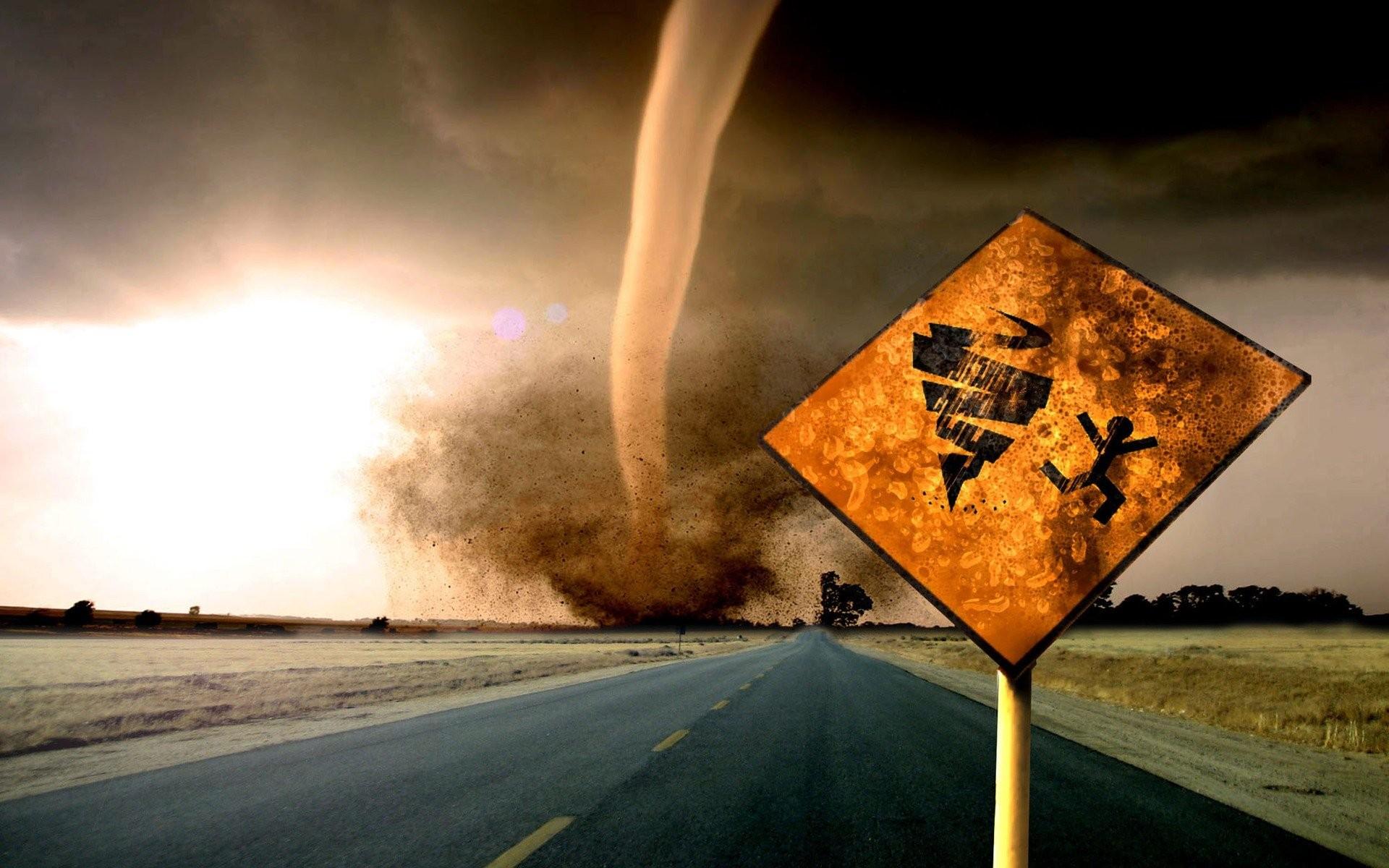 1920x1200 landscapes, Nature, Destruction, Tornadoes, Roads Wallpaper HD / Desktop and Mobile Background