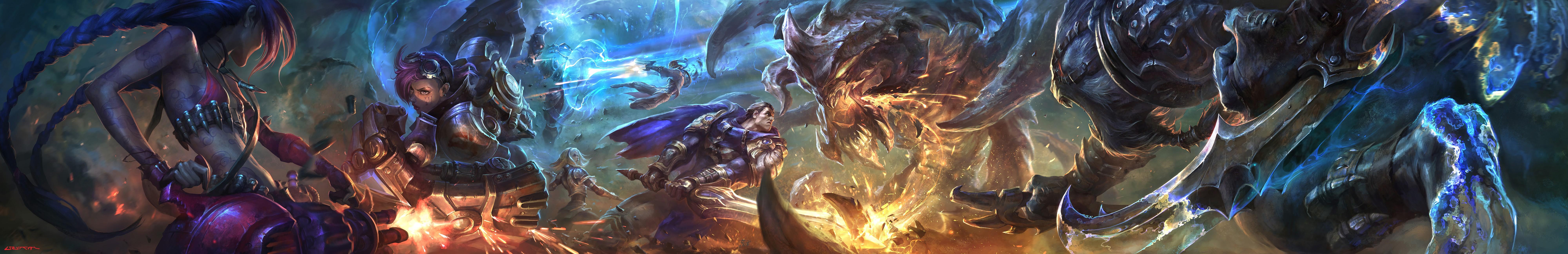 8000x1298 League of Legends Youtube Banner. Wallpaper & Fan Arts. League Of Legends