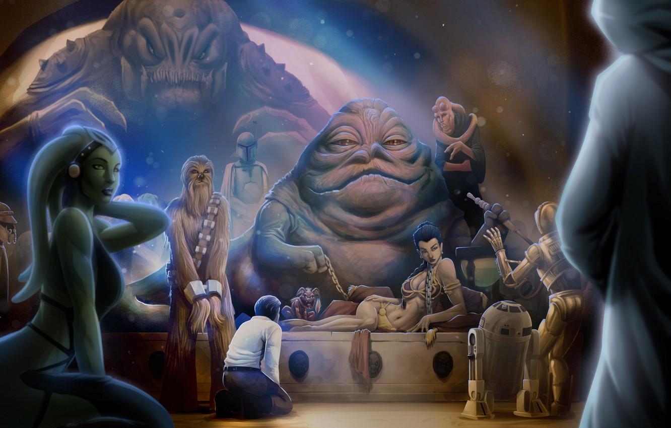 Jabba The Hutt And Leia Jabba The Hutt And Leia