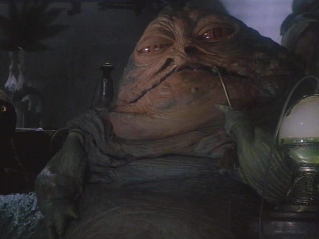 1024x768 Return of the Jedi Jabba the Hutt