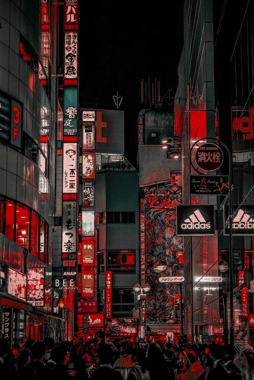 Red Tokyo Wallpapers - Top Free Red Tokyo Backgrounds - WallpaperAccess