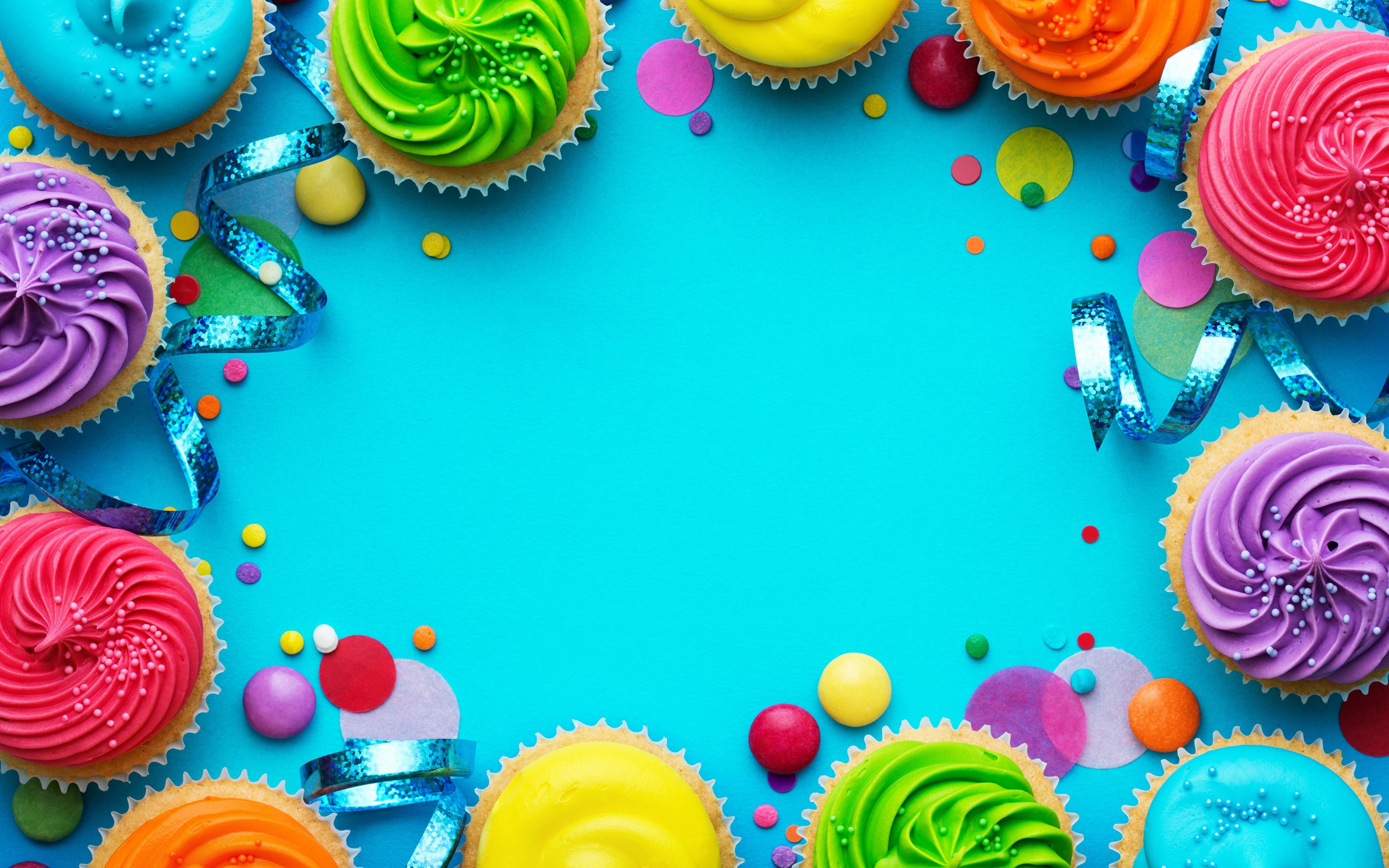 3840x2400 Desktop Wallpaper fairy cake Food Template greeting card 3840x2400