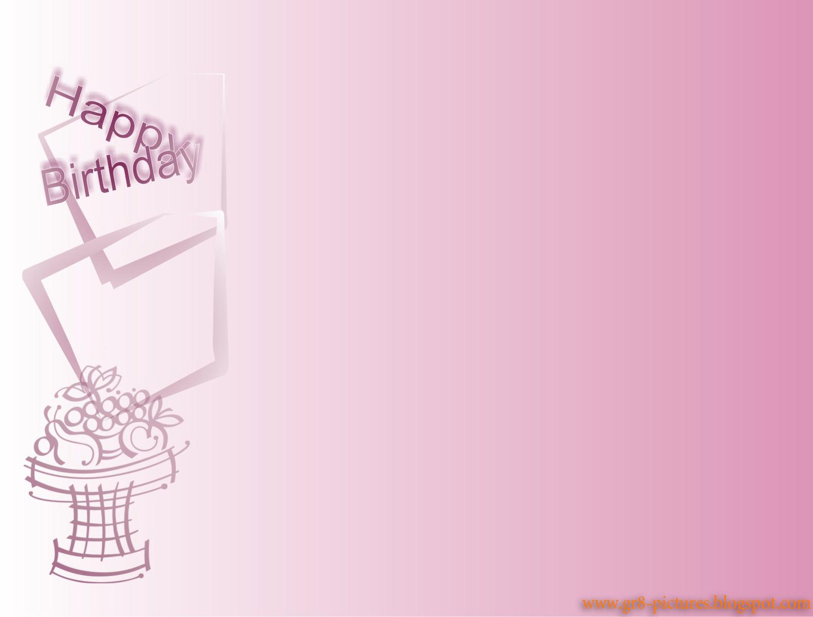 1582x1200 Happy Birthday Card Wallpaper Background for Powerpoint Templates