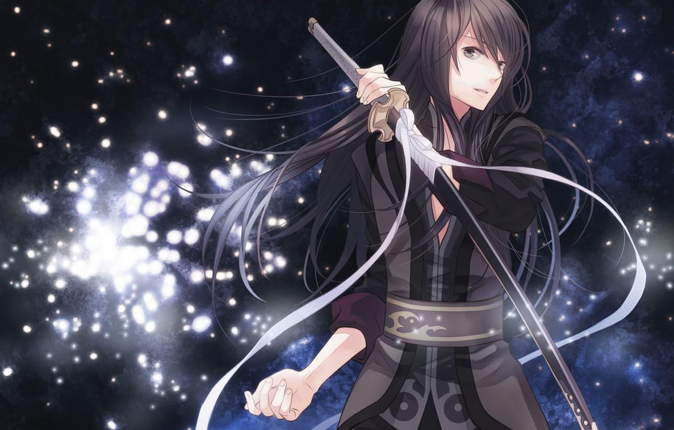 1332x850 Wallpaper sword, anime, art, guy, Tales of Vesperia image for desktop, section прочее