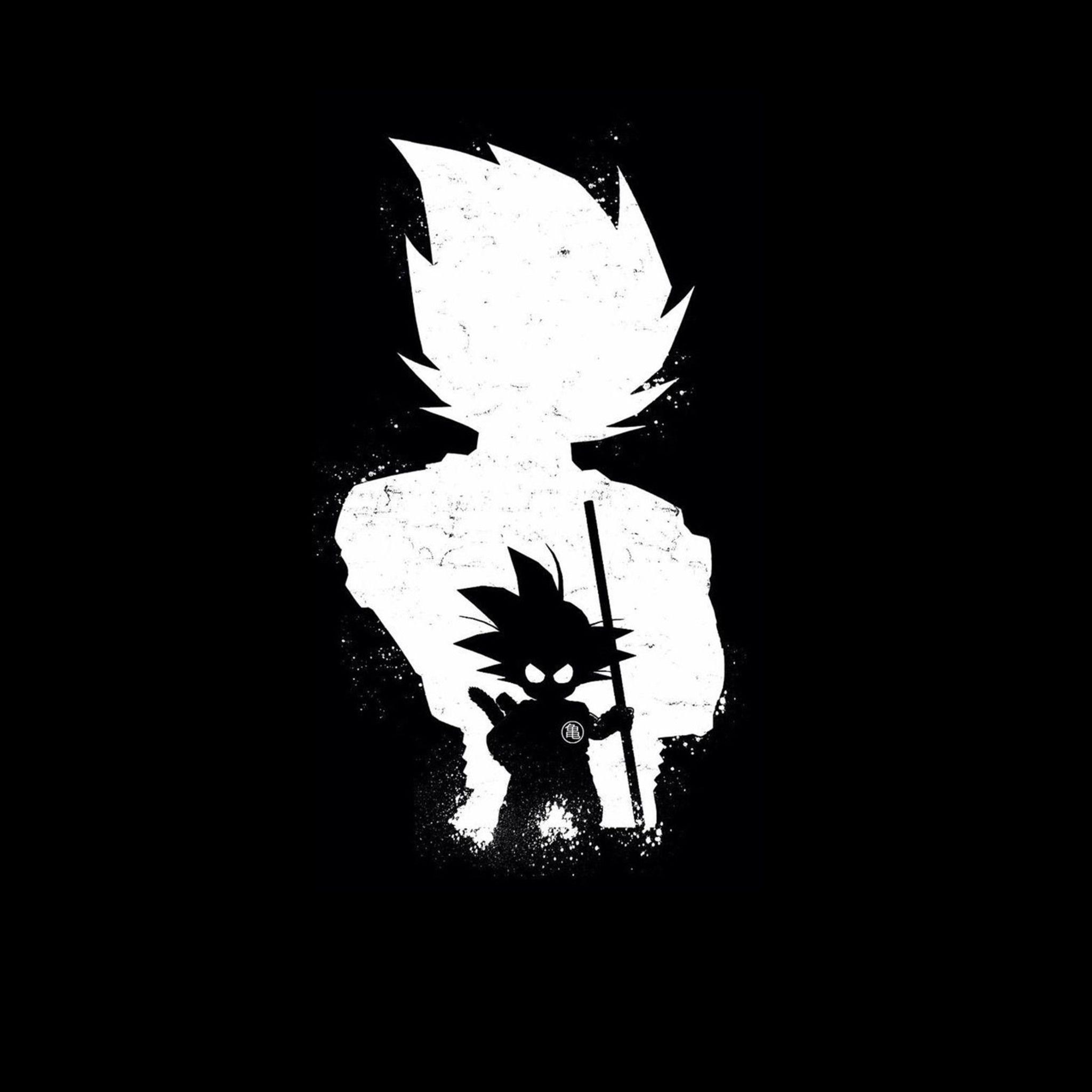 Black and White Goku Wallpapers - Top Free Black and White Goku ...