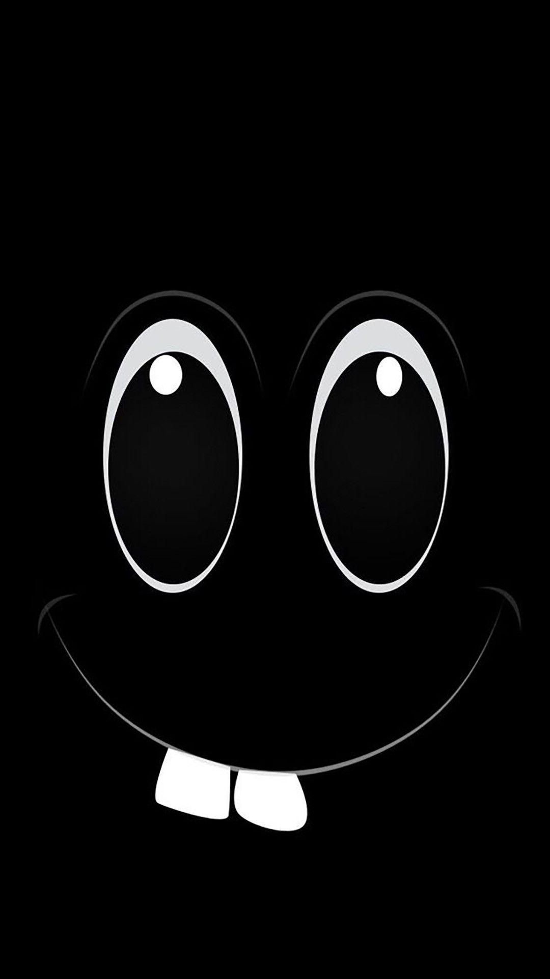 1080x1920 Black Cartoon Wallpaper