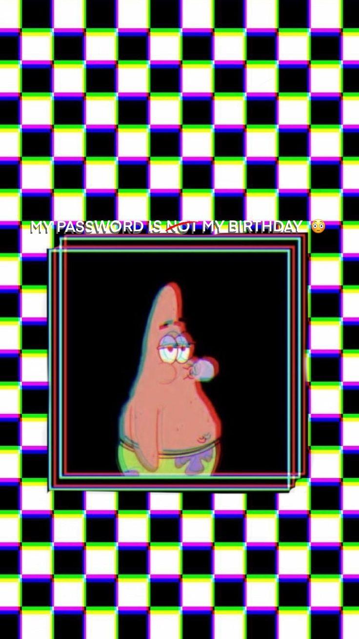 736x1309 Cartoon Wallpaper iPhone Trippy Aesthetic Spongebob Background