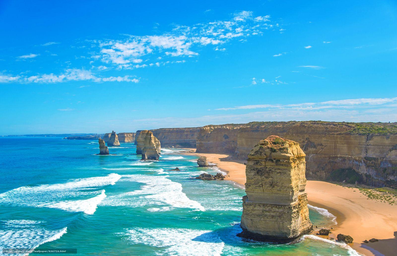 1600x1034 Australia Ocean Road. Australia picture, Beach landscape, Australia wallpaper