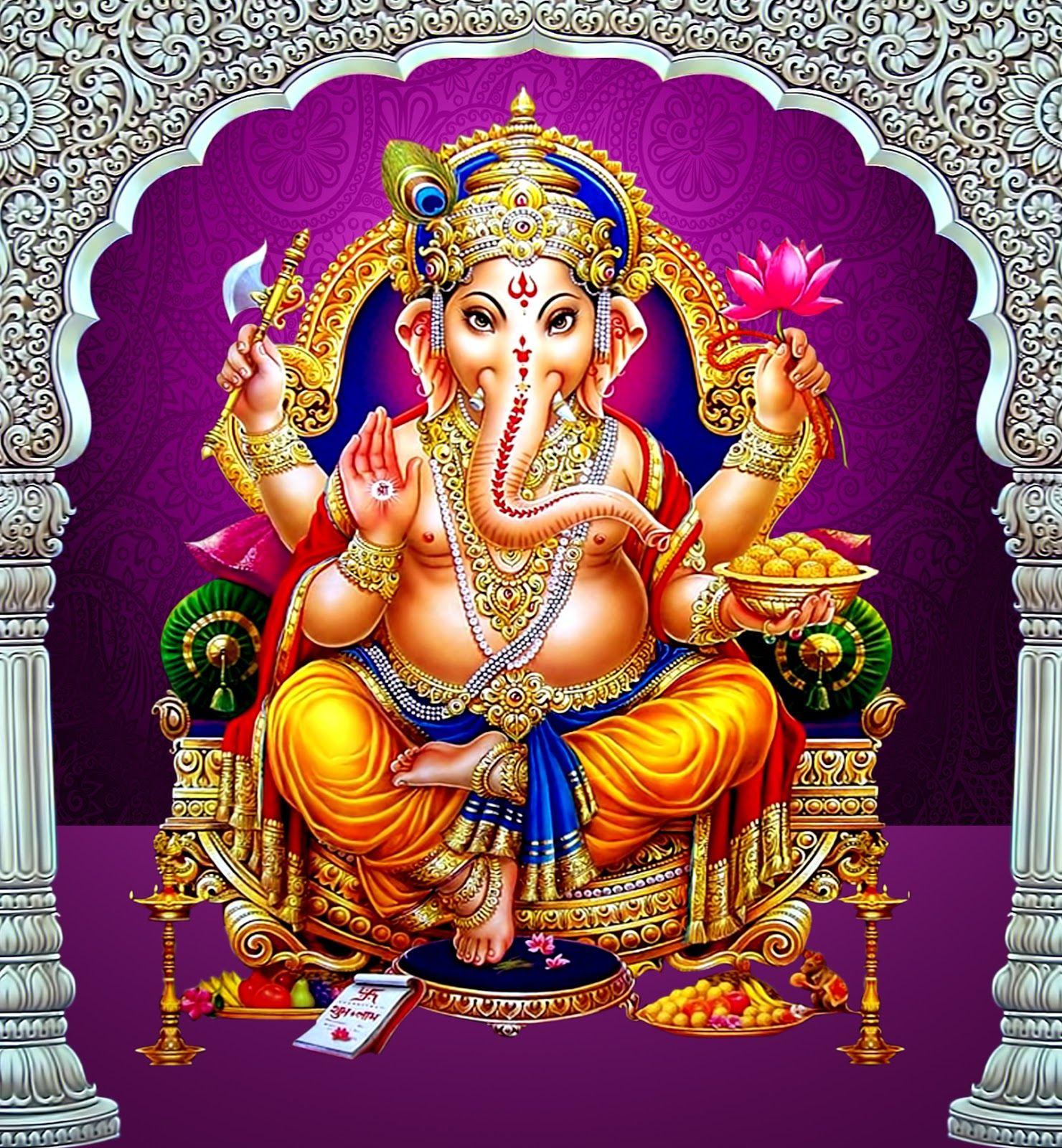 1480x1600 Lord ganesha paintings, Shri ganesh image